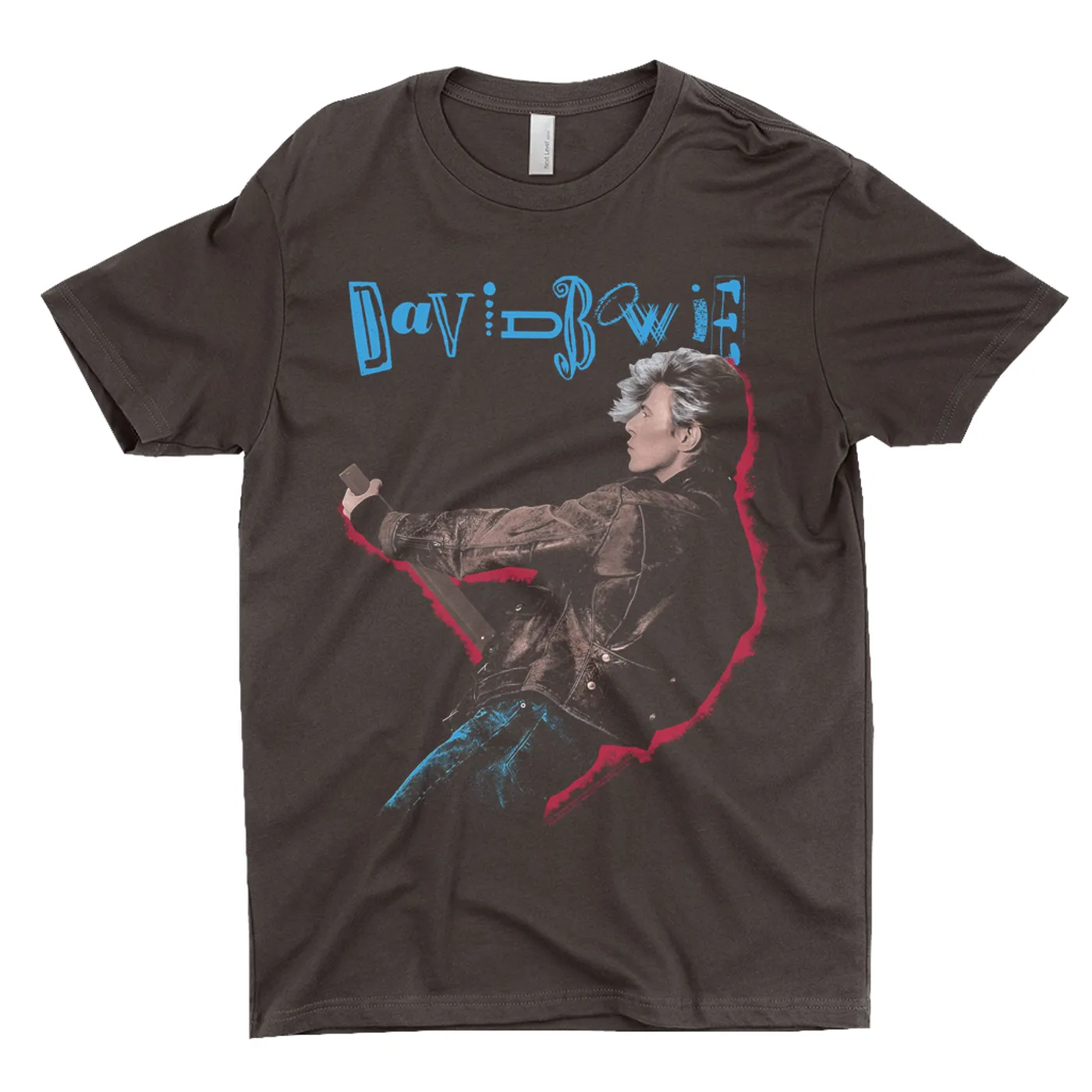 David Bowie T-Shirt | 1987 Glass Spider Tour Colorful Shadow Image David Bowie Shirt