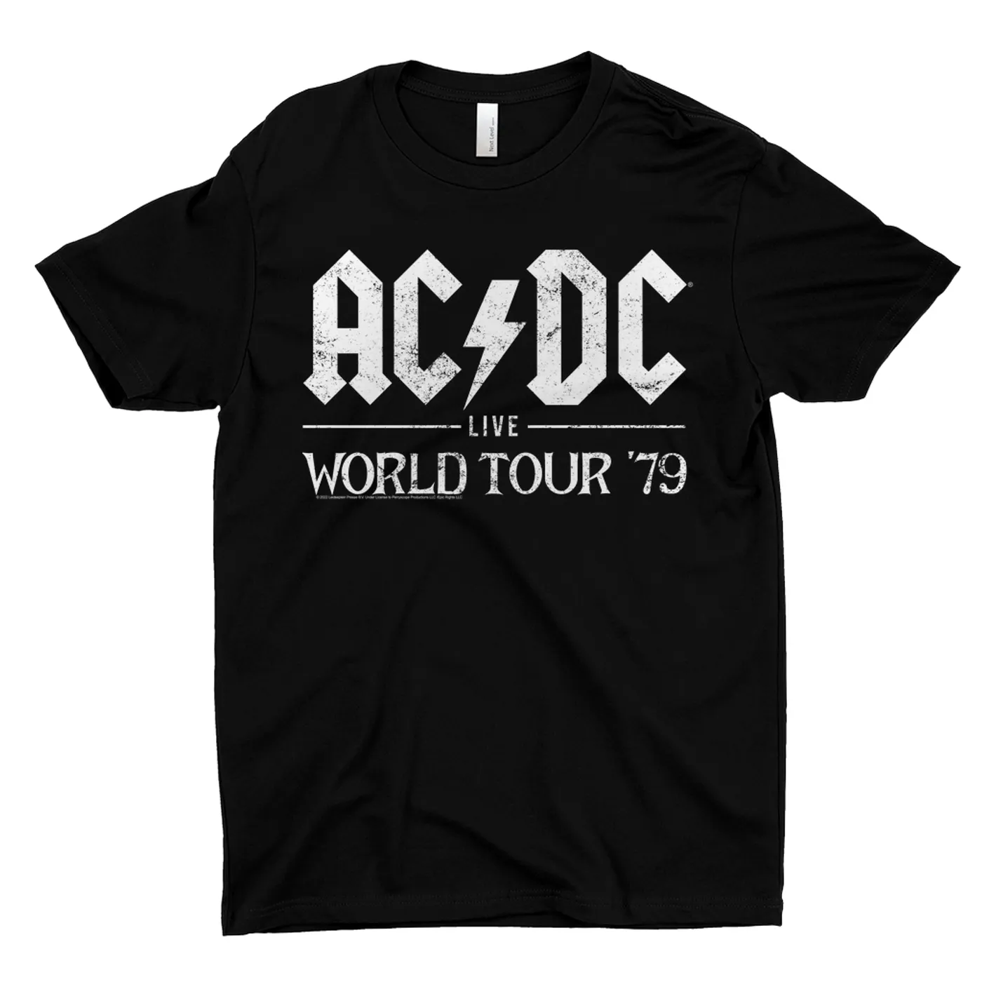 AC/DC T-Shirt | Live In Concert 1979 Distressed ACDC Shirt