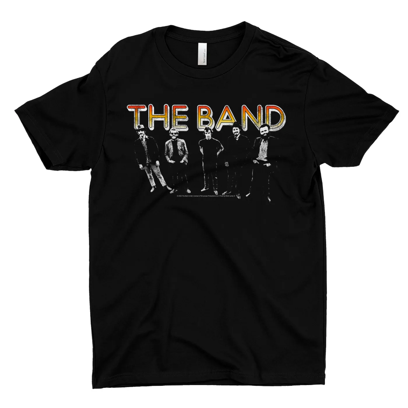 The Band T-Shirt | Group Photo And Sunrise Logo Distressed (Merchbar Exclusive) The Band Shirt