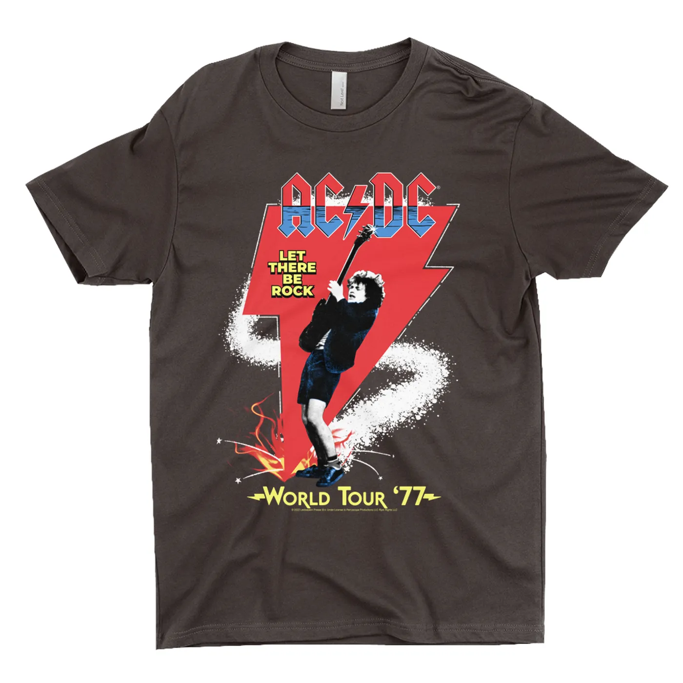 AC/DC T-Shirt | Let There Be Rock World Tour 1977 ACDC Shirt (Merchbar Exclusive)
