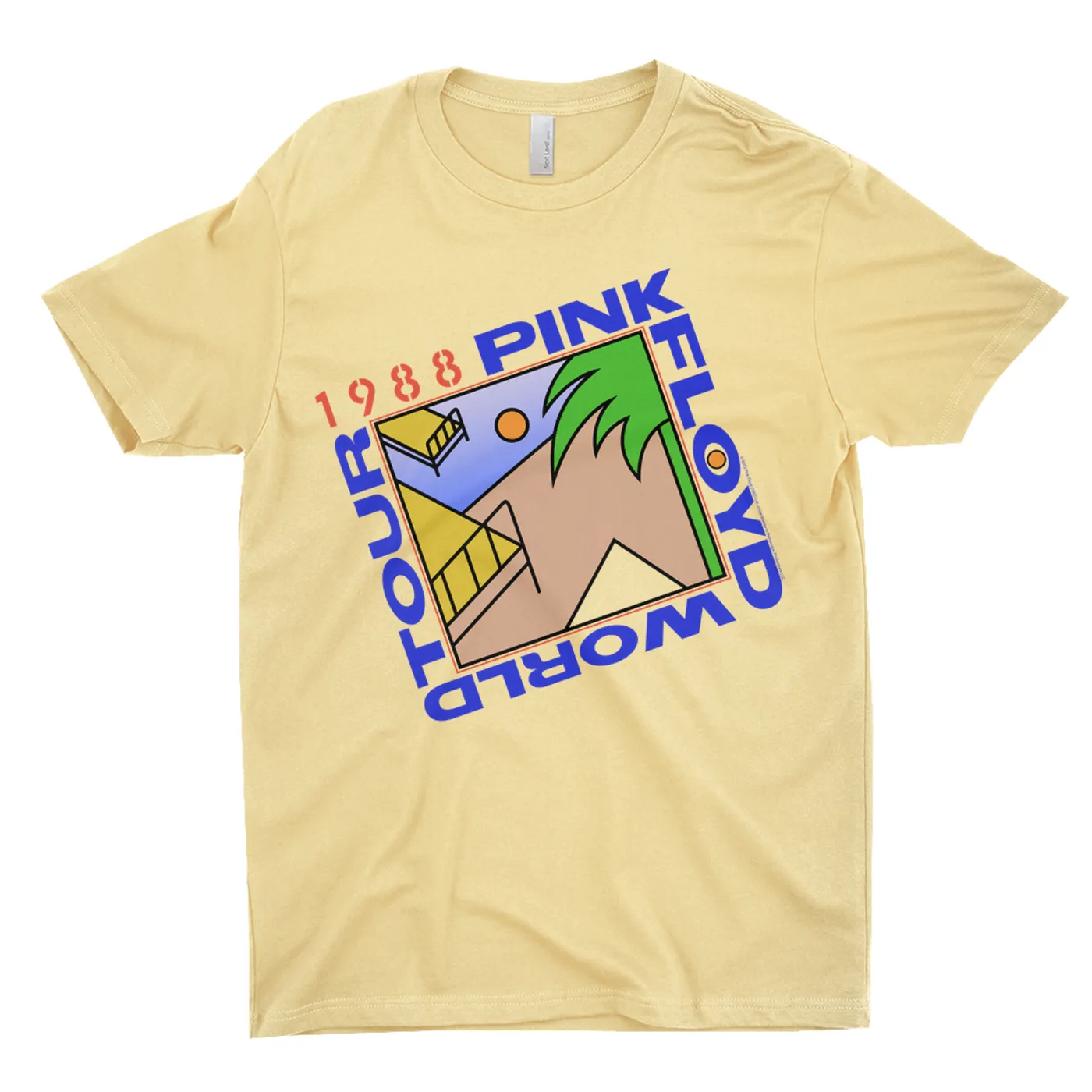 Pink Floyd T-Shirt | Pink Floyd '88 World Tour Pink Floyd Shirt (Merchbar Exclusive)