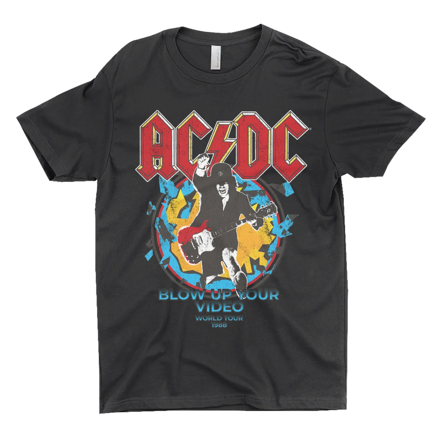 AC/DC T-Shirt | Blow Up Your Video World Tour 1988 Distressed (Merchbar Exclusive) ACDC Shirt