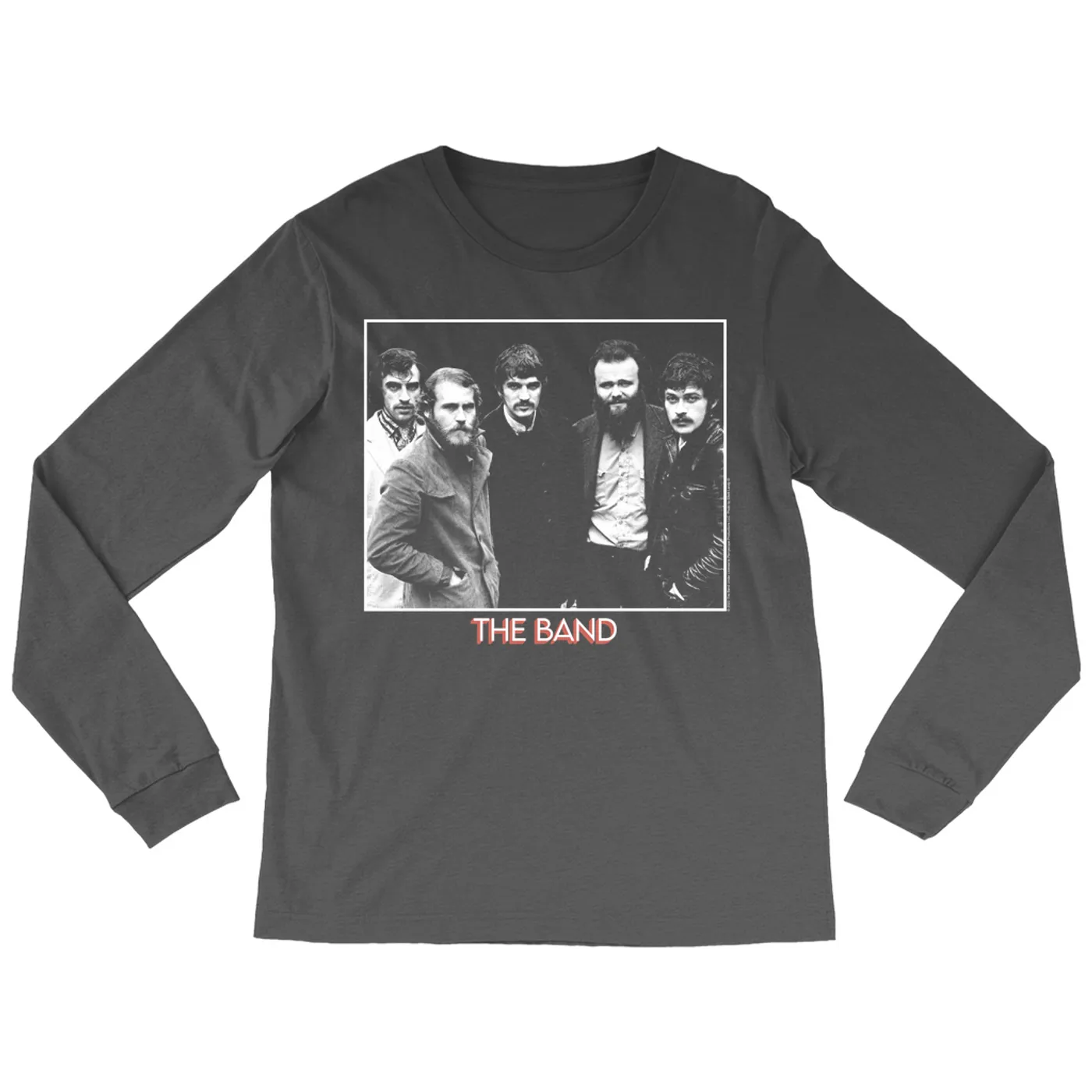 The Band Long Sleeve Shirt | Framed Group Photo And Logo The Band Shirt