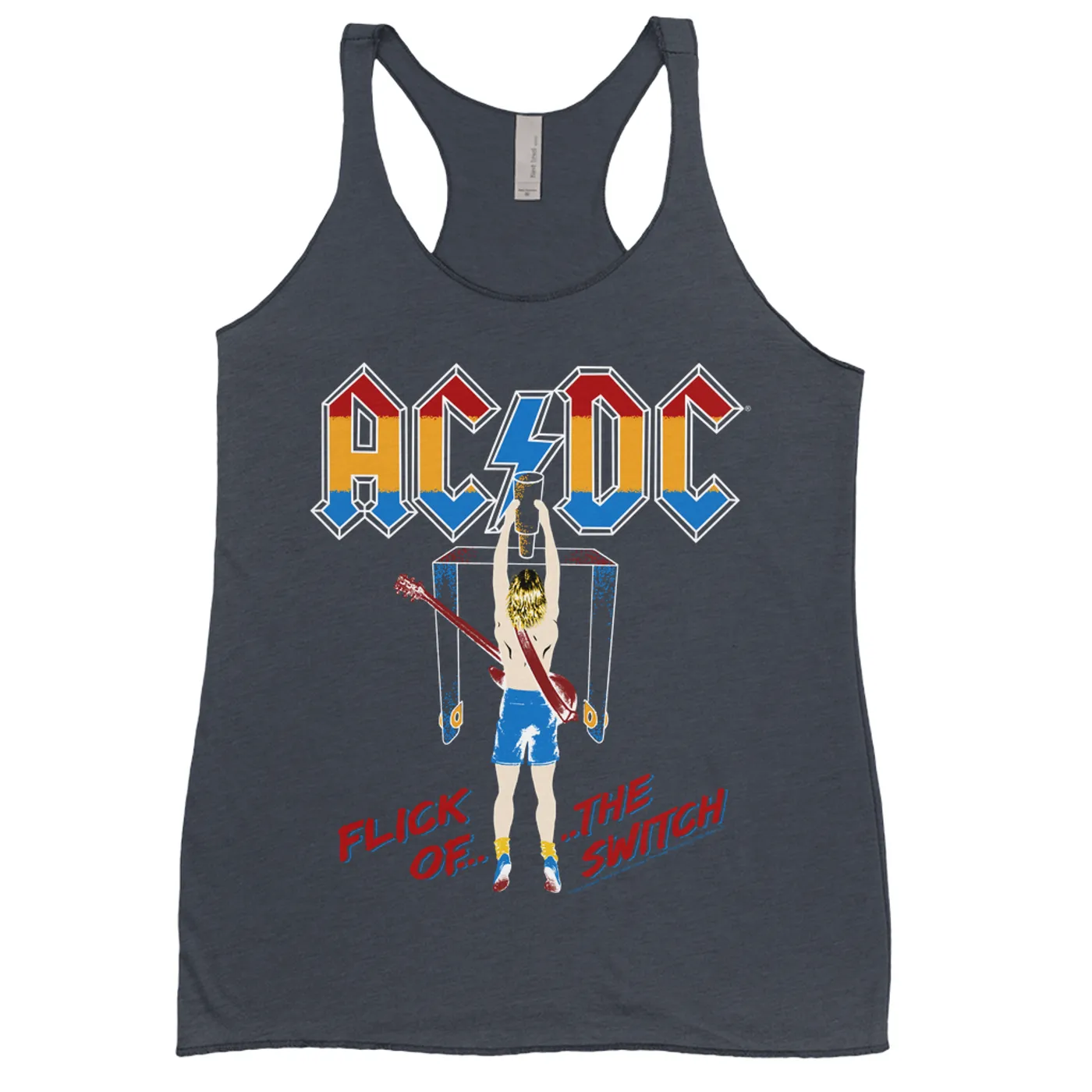 AC/DC Ladies' Tank Top | Colorful Flick Of The Switch ACDC Shirt (Merchbar Exclusive)