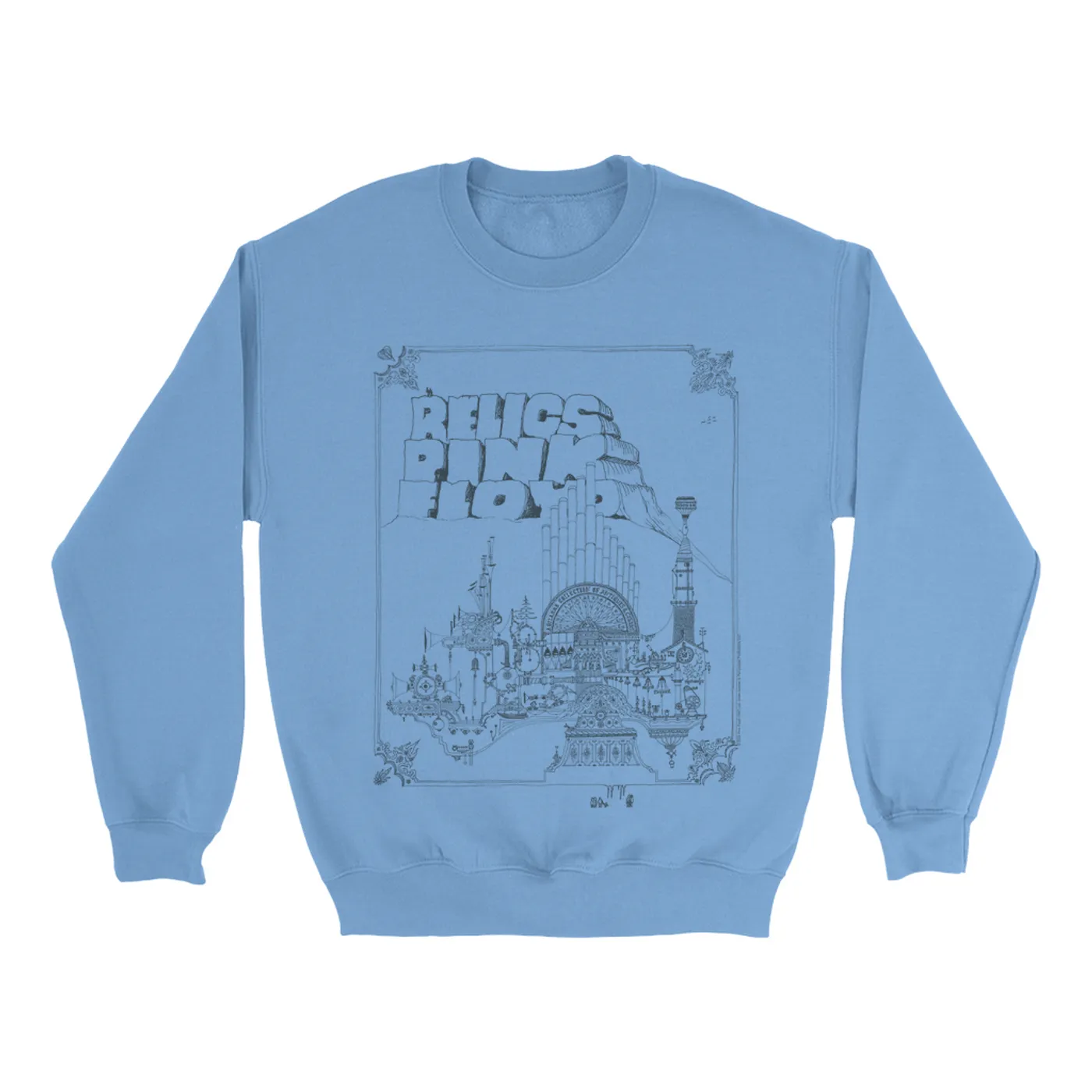 Pink Floyd Bright Colored Sweatshirt | Relics Retro Album Image (Merchbar Exclusive) Pink Floyd Sweatshirt