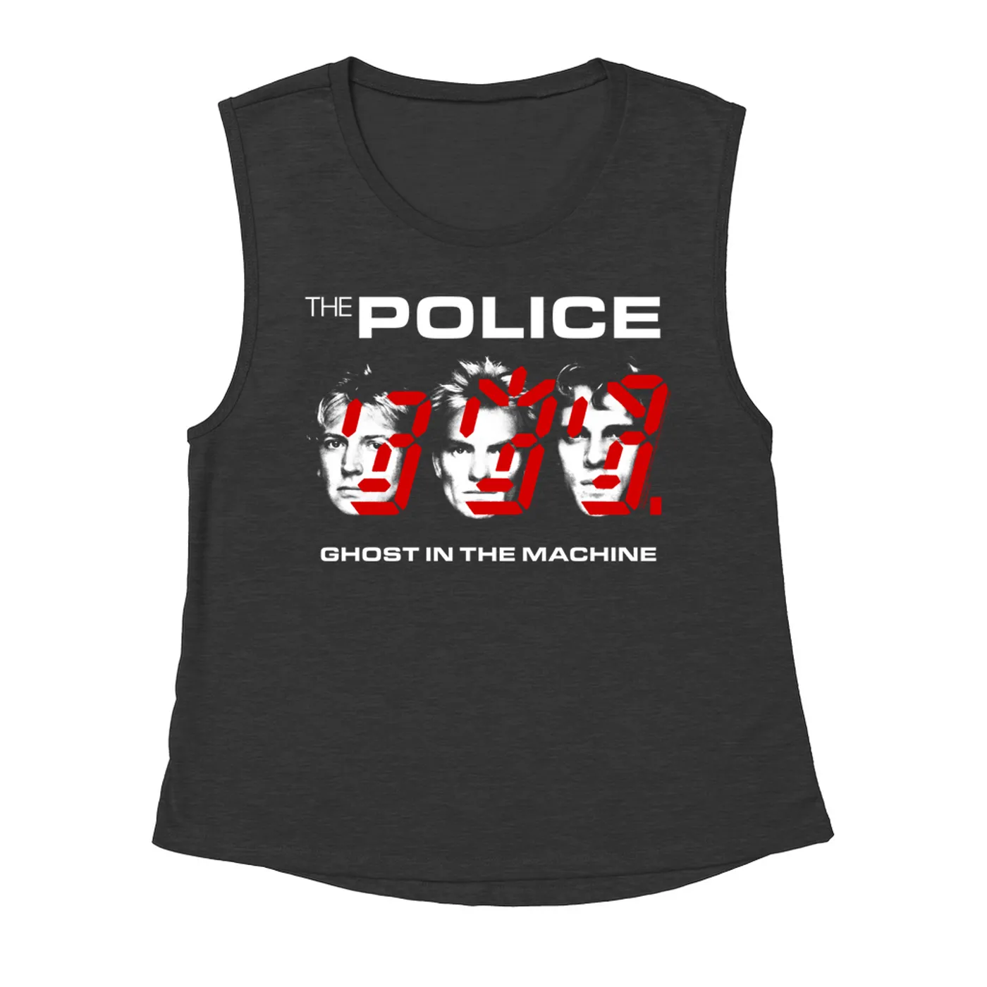 The Police Ladies' Muscle Tank Top | Double Image Ghost In The Machine The Police Shirt