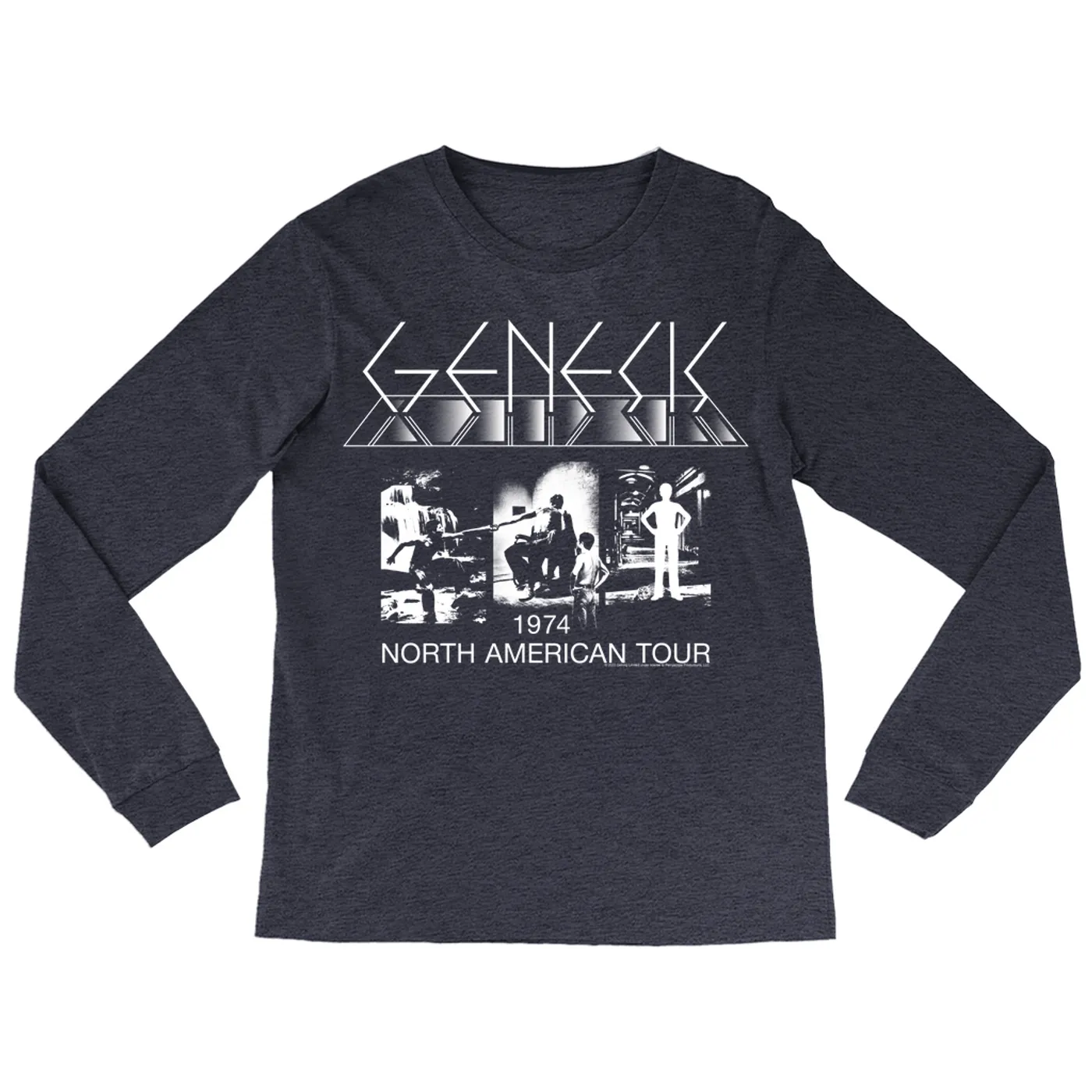 Genesis Long Sleeve Shirt | 1974 North American Tour Genesis Shirt