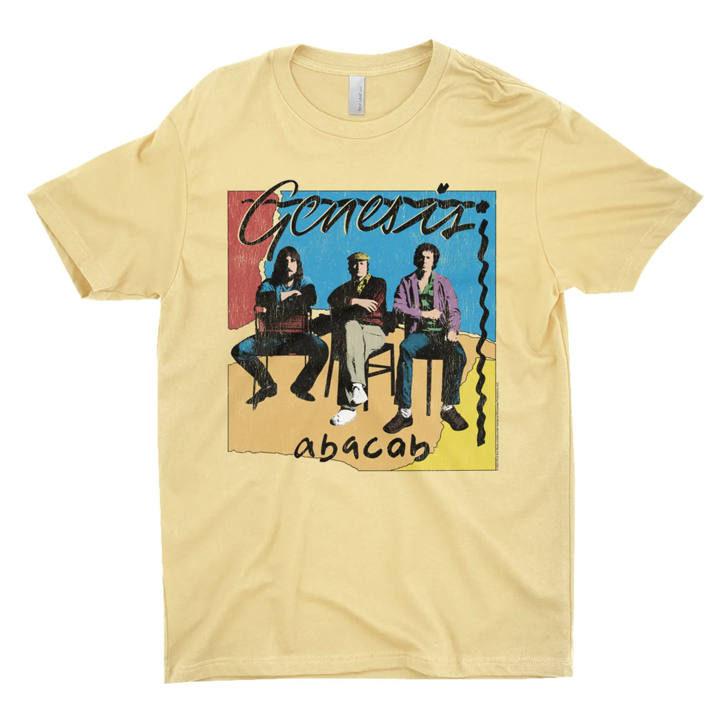 Genesis T-Shirt | Abacab Album Retro Image Distressed Genesis Shirt