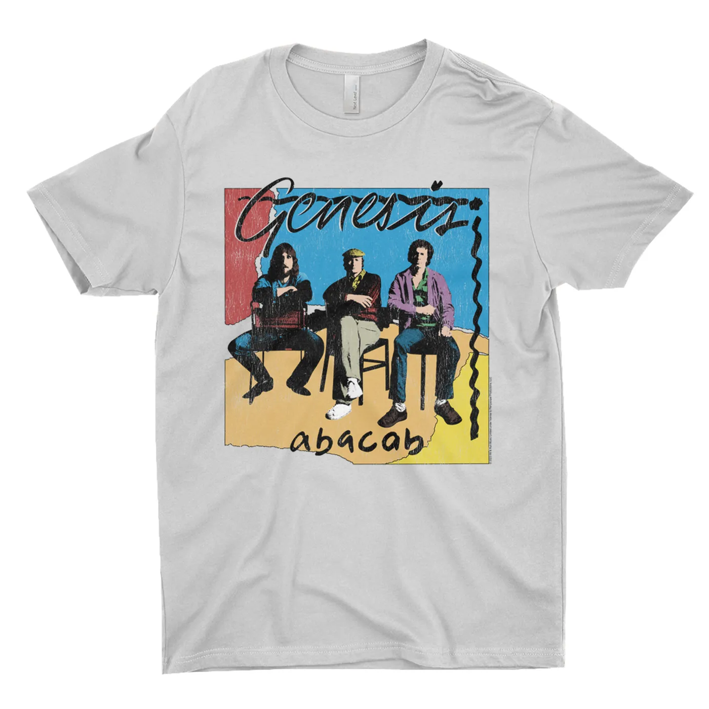 Genesis T-Shirt | Abacab Album Retro Image Distressed Genesis Shirt