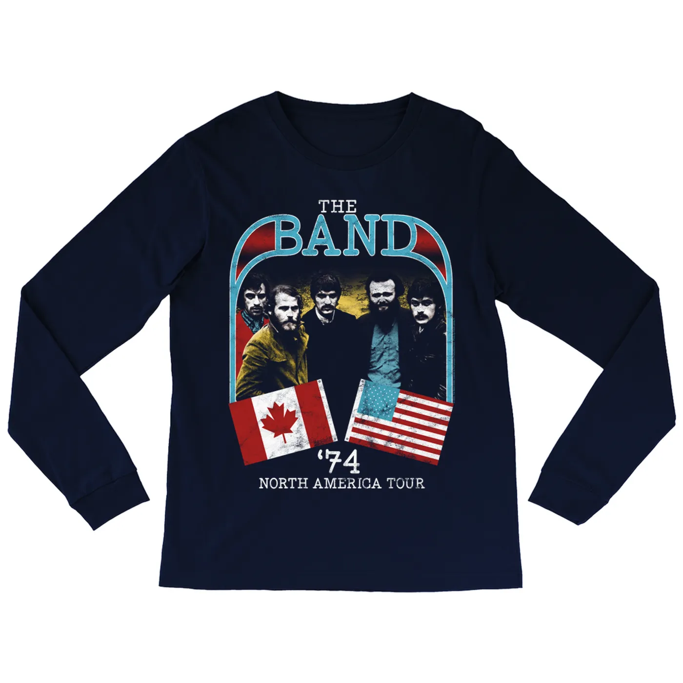 The Band Long Sleeve Shirt | 1974 World Tour (Merchbar Exclusive) The Band Shirt