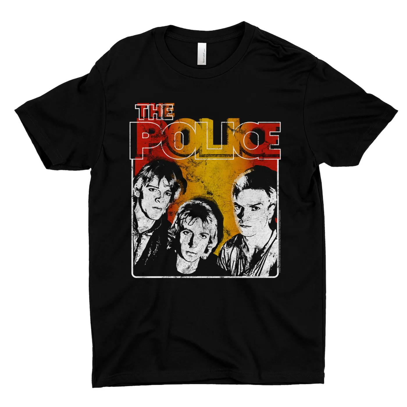 The Police T-Shirt | Outlandos Ombre Trio Distressed (Merchbar Exclusive) The Police Shirt