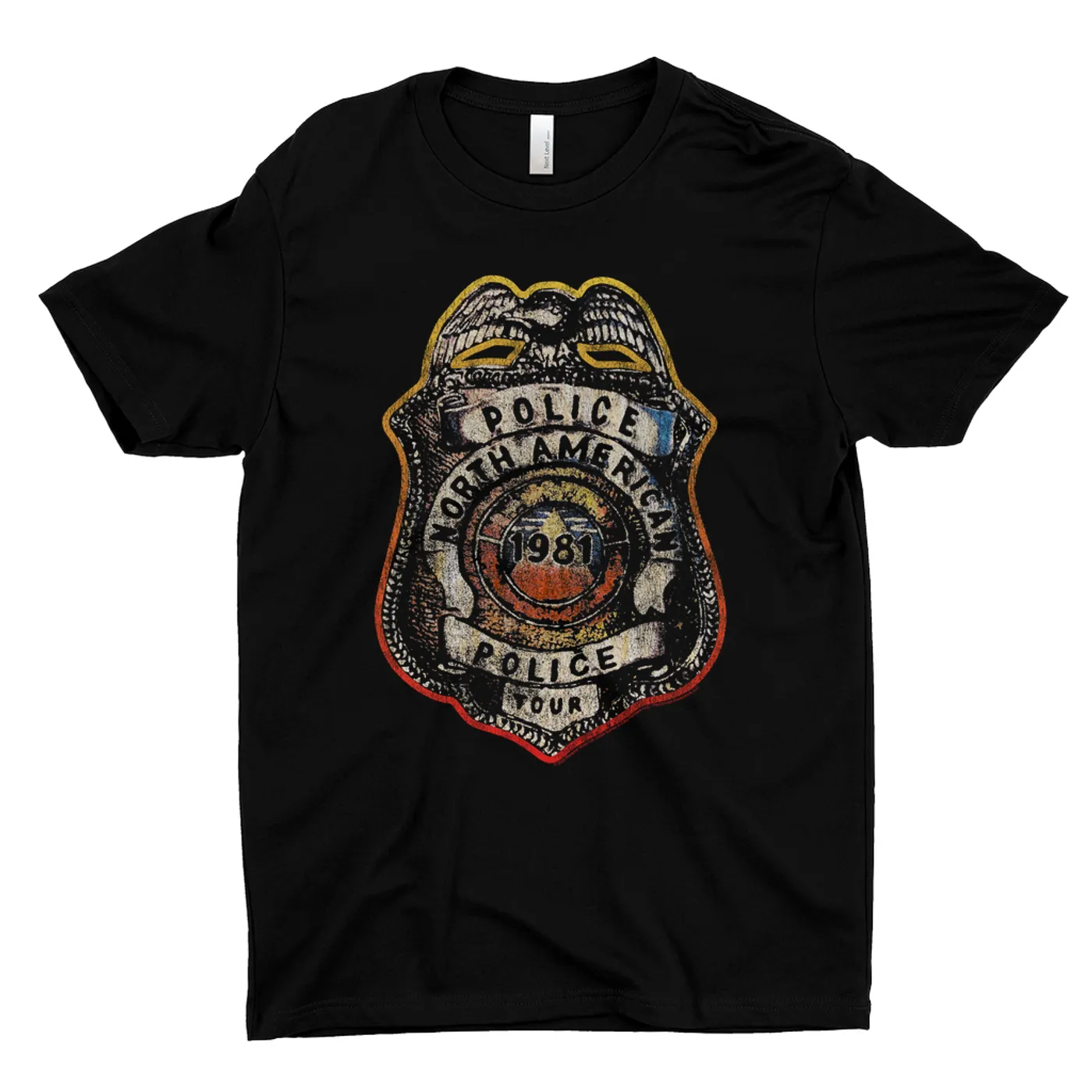 The Police T-Shirt | North American Tour Police Badge (Merchbar Exclusive) The Police Shirt