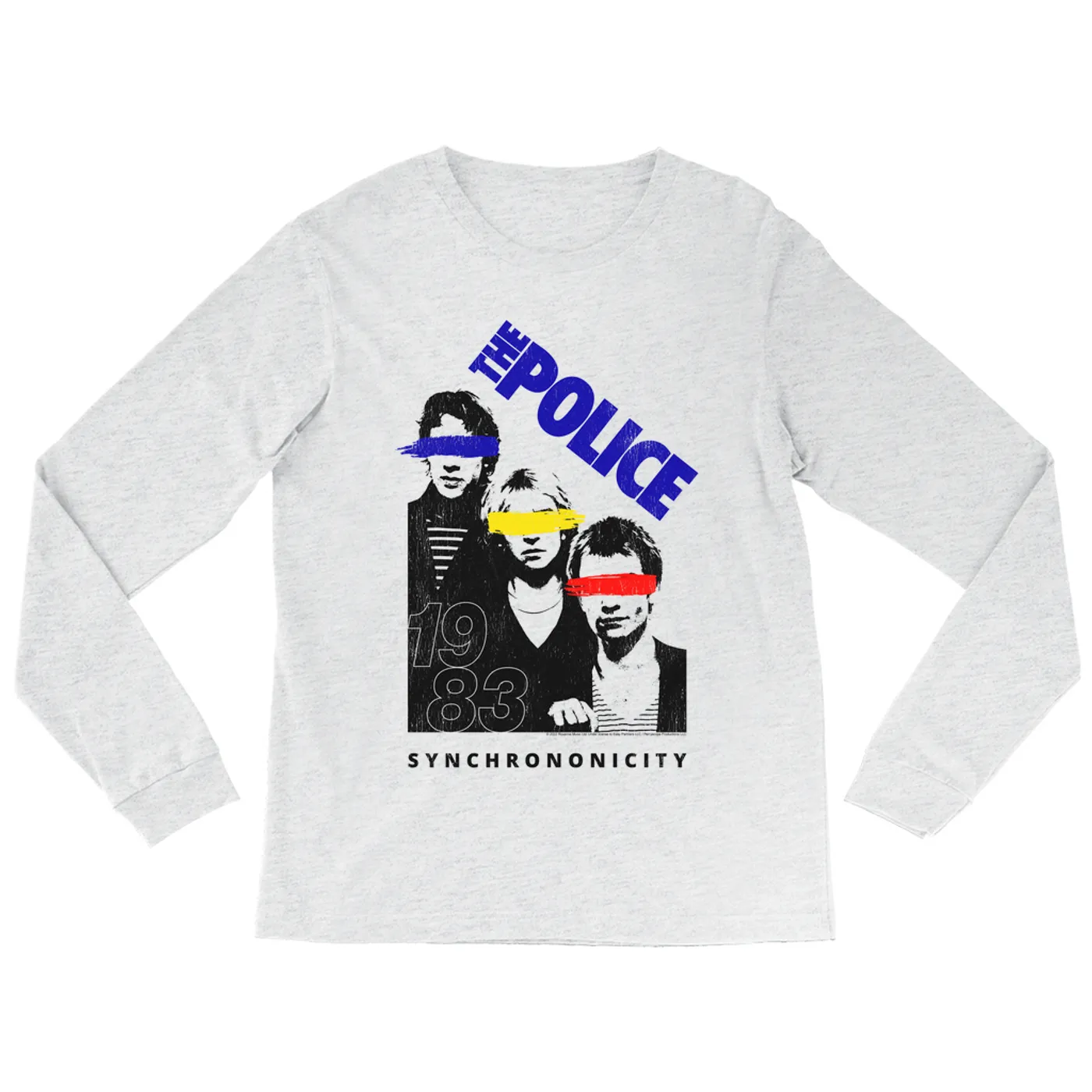 The Police Long Sleeve Shirt | The Trio 1983 Concert (Merchbar Exclusive) The Police Shirt