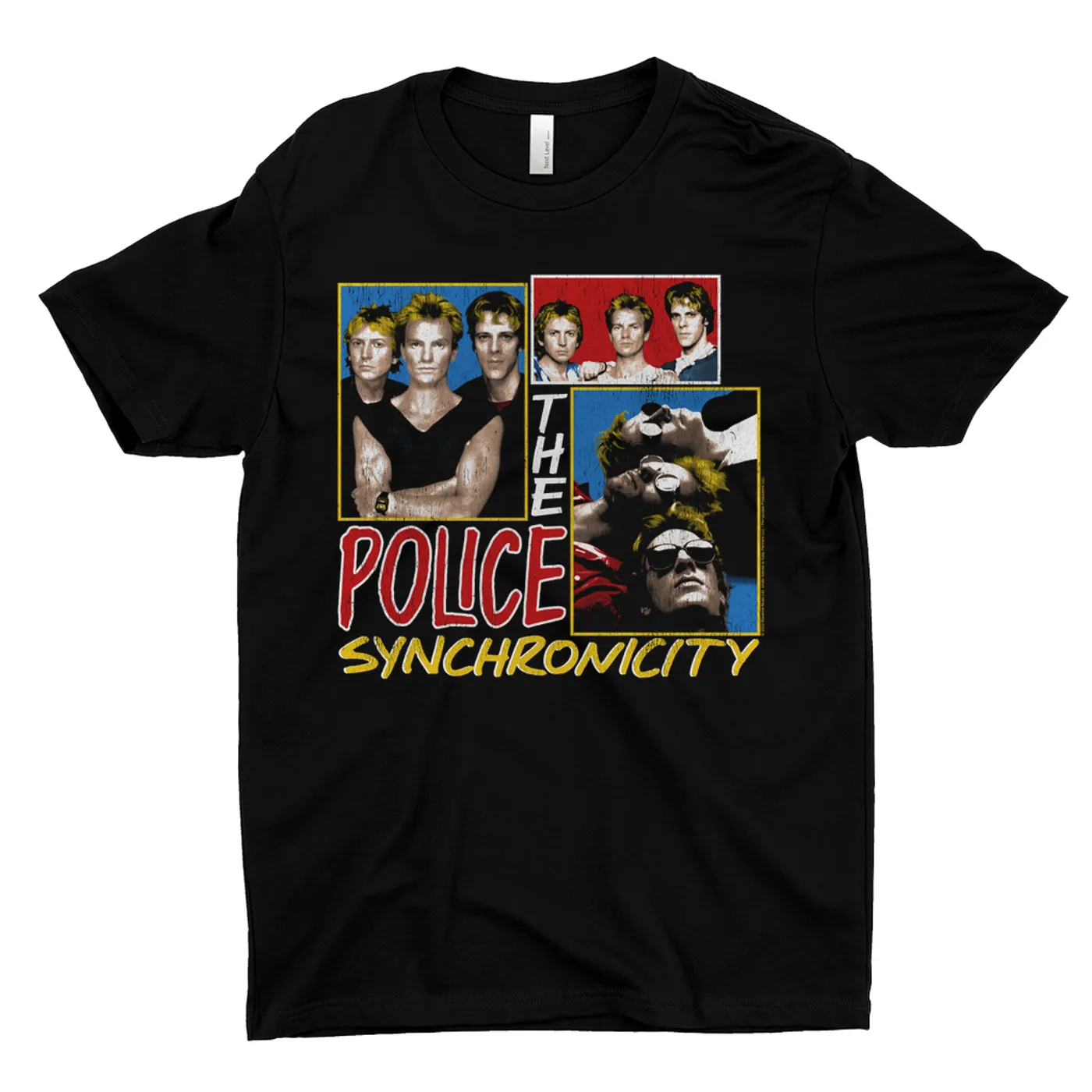 The Police T-Shirt | Synchronicity Collage Distressed (Merchbar Exclusive) The Police Shirt