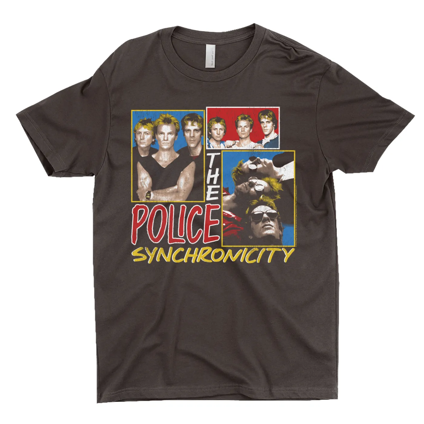 The Police T-Shirt | Synchronicity Collage Distressed (Merchbar Exclusive) The Police Shirt