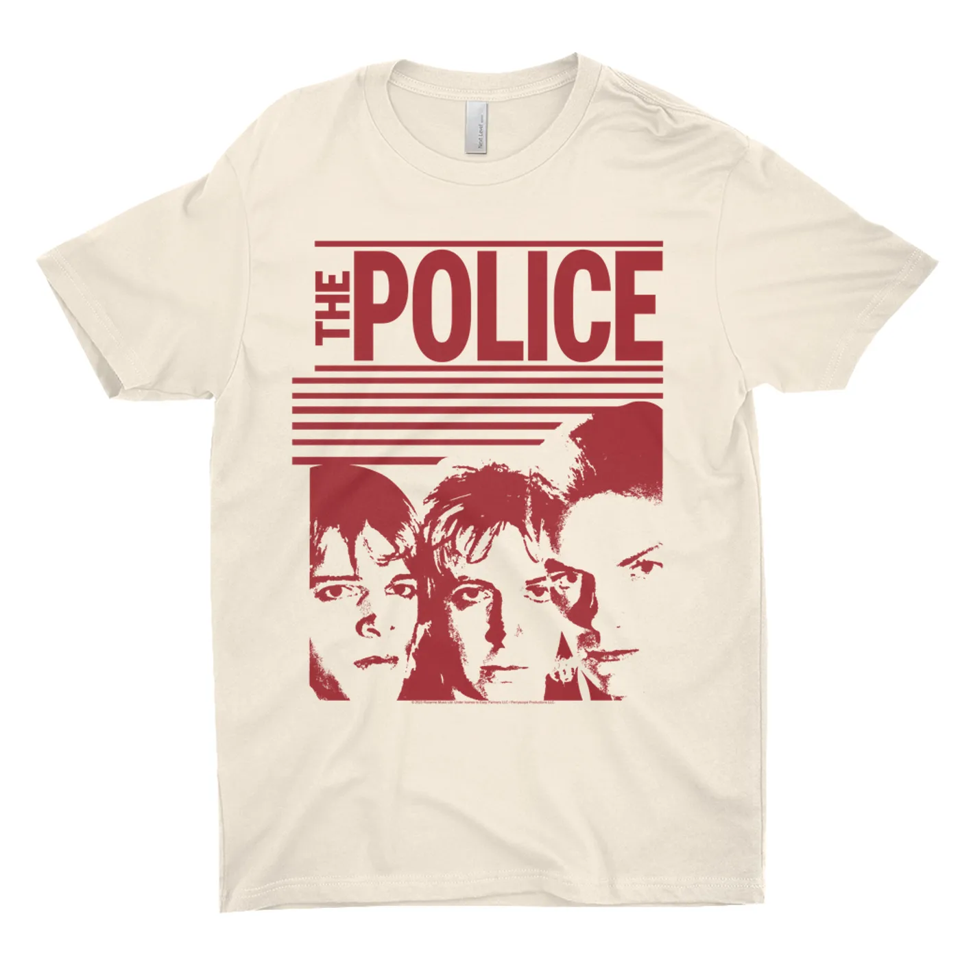 The Police T-Shirt | Red Outlandos D'Amour Album Design (Merchbar Exclusive) The Police Shirt
