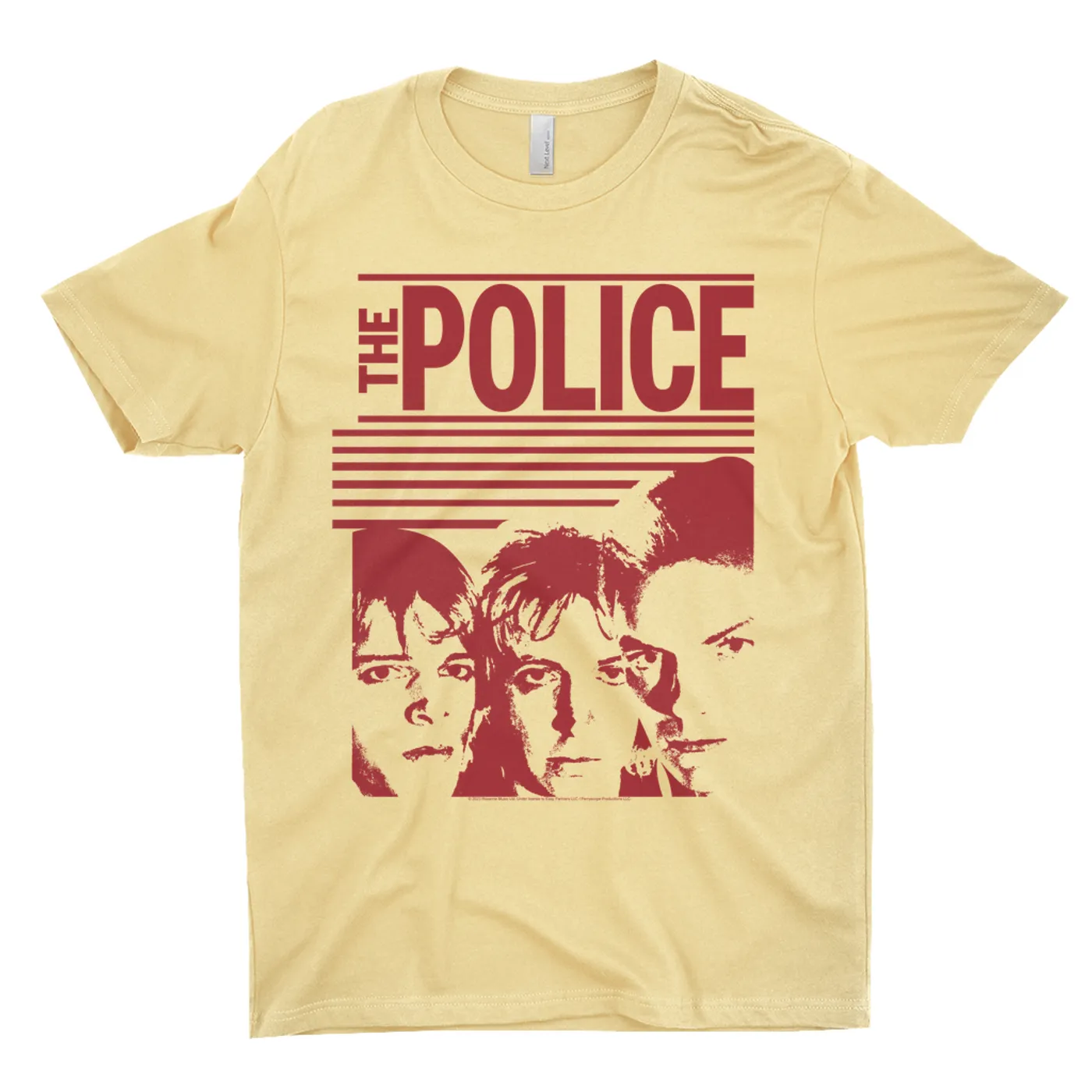 The Police T-Shirt | Red Outlandos D'Amour Album Design (Merchbar Exclusive) The Police Shirt