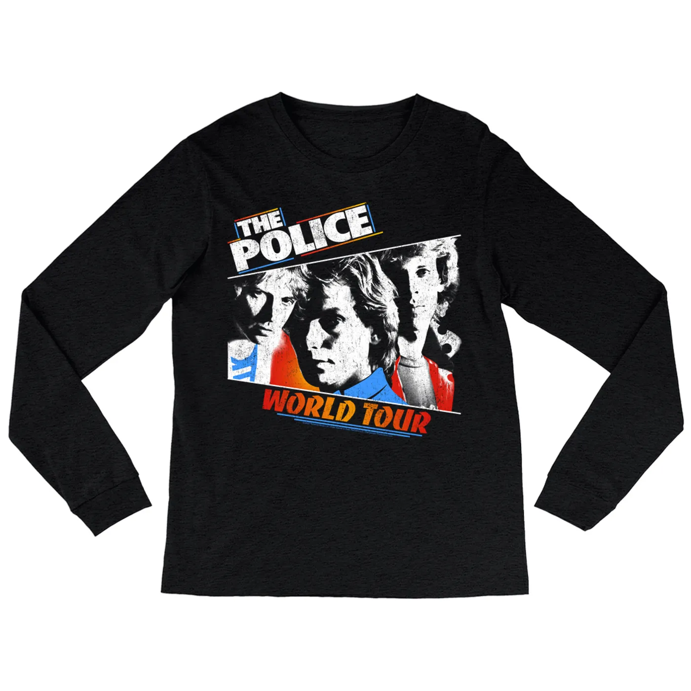 The Police Long Sleeve Shirt | Live In Concert World Tour (Merchbar Exclusive) The Police Shirt