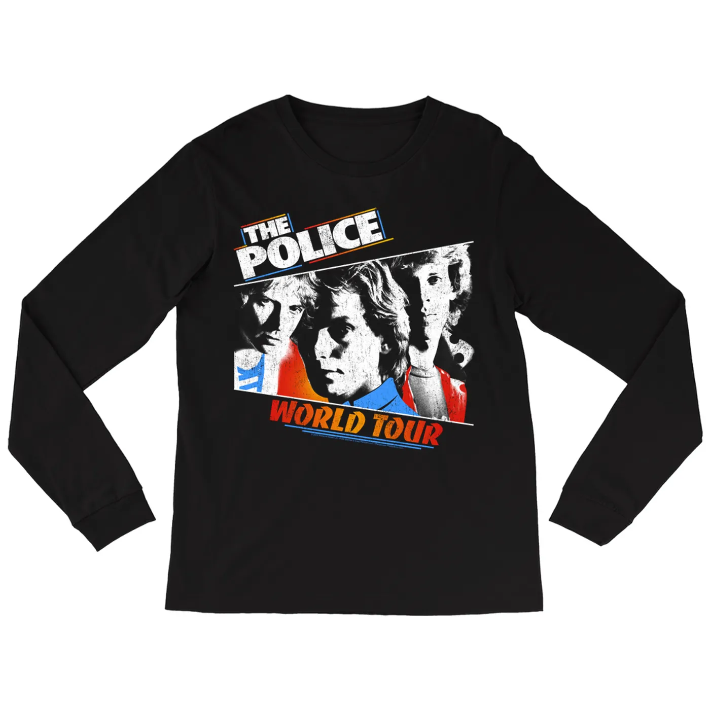 The Police Long Sleeve Shirt | Live In Concert World Tour (Merchbar Exclusive) The Police Shirt