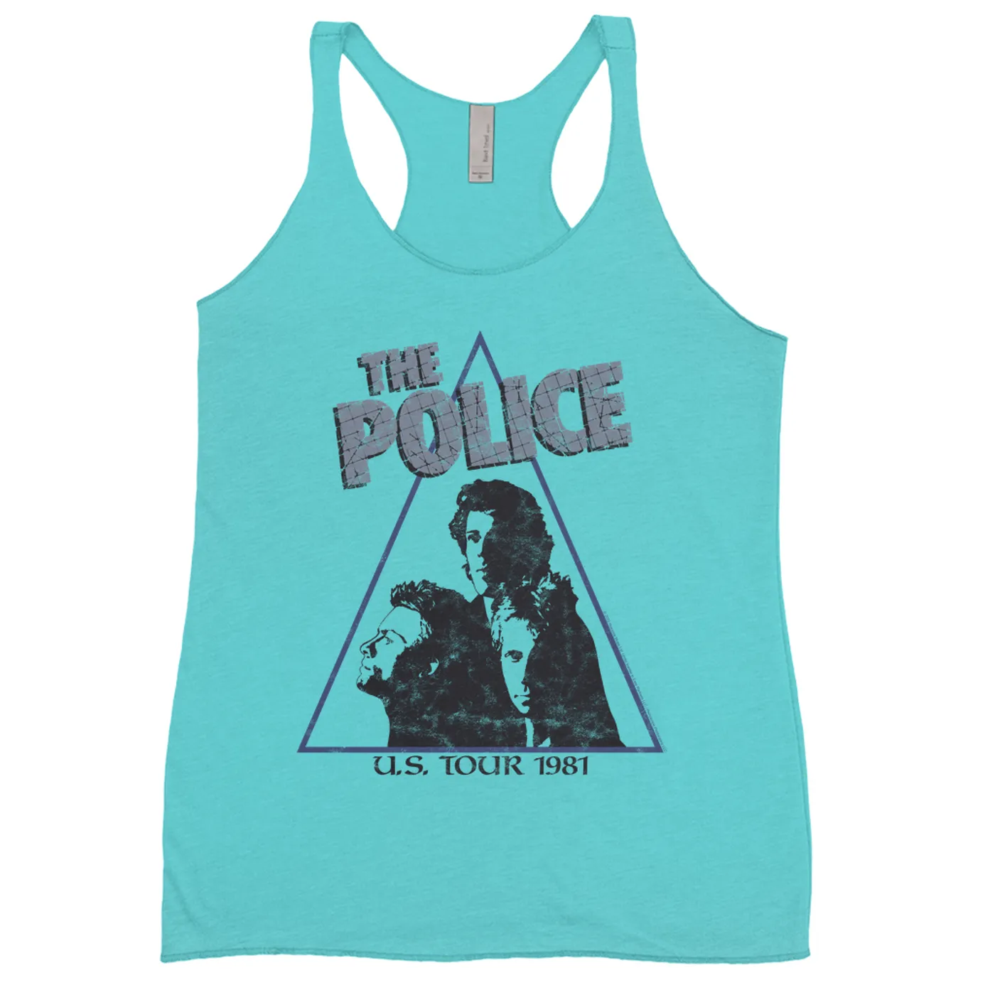 The Police Ladies' Tank Top | Zenyatta Mondatta 1981 U.S. Tour (Merchbar Exclusive) The Police Shirt
