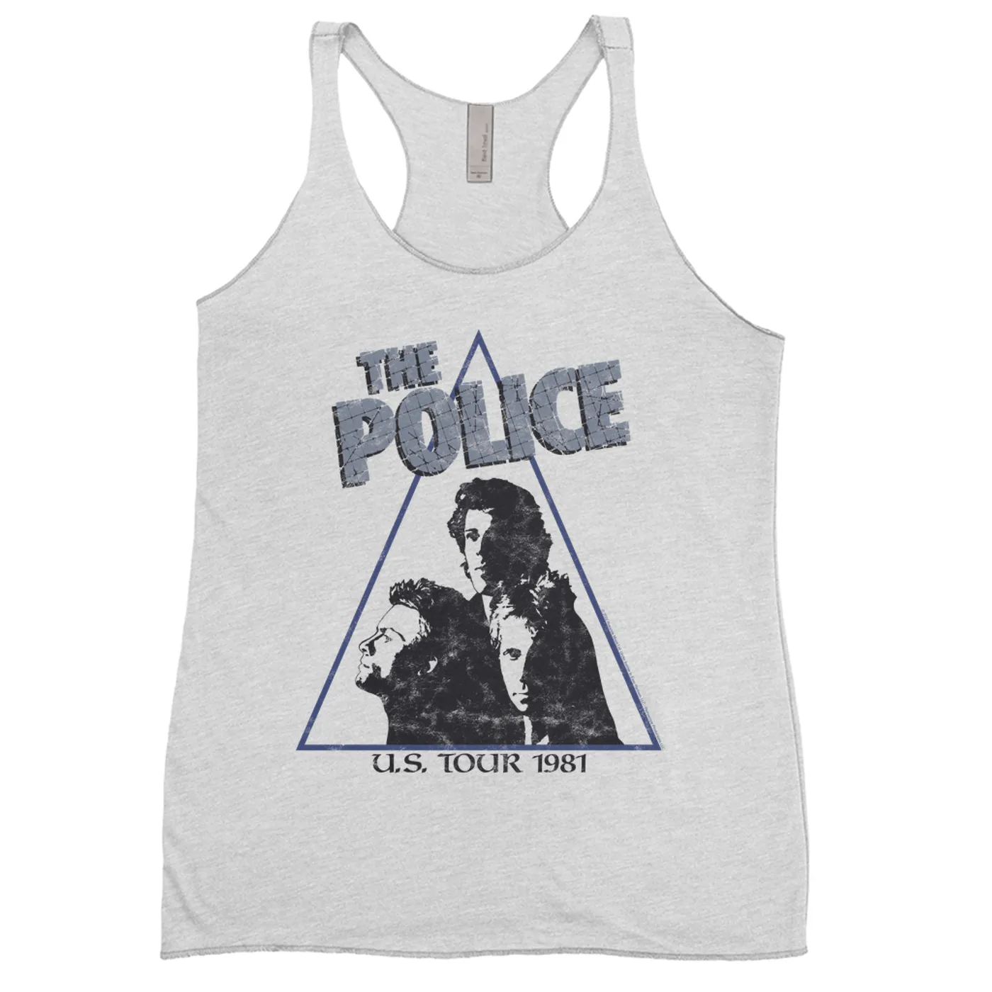 The Police Ladies' Tank Top | Zenyatta Mondatta 1981 U.S. Tour (Merchbar Exclusive) The Police Shirt