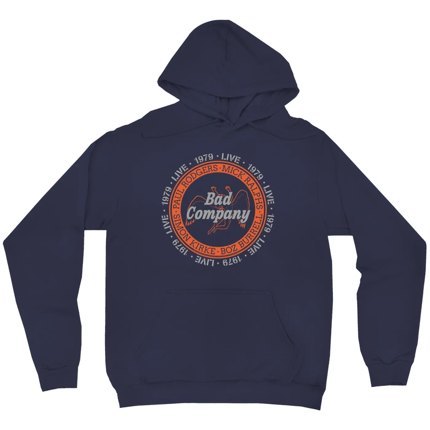 Bad Company Hoodie | Live In Concert 1979 Bad Company Hoodie