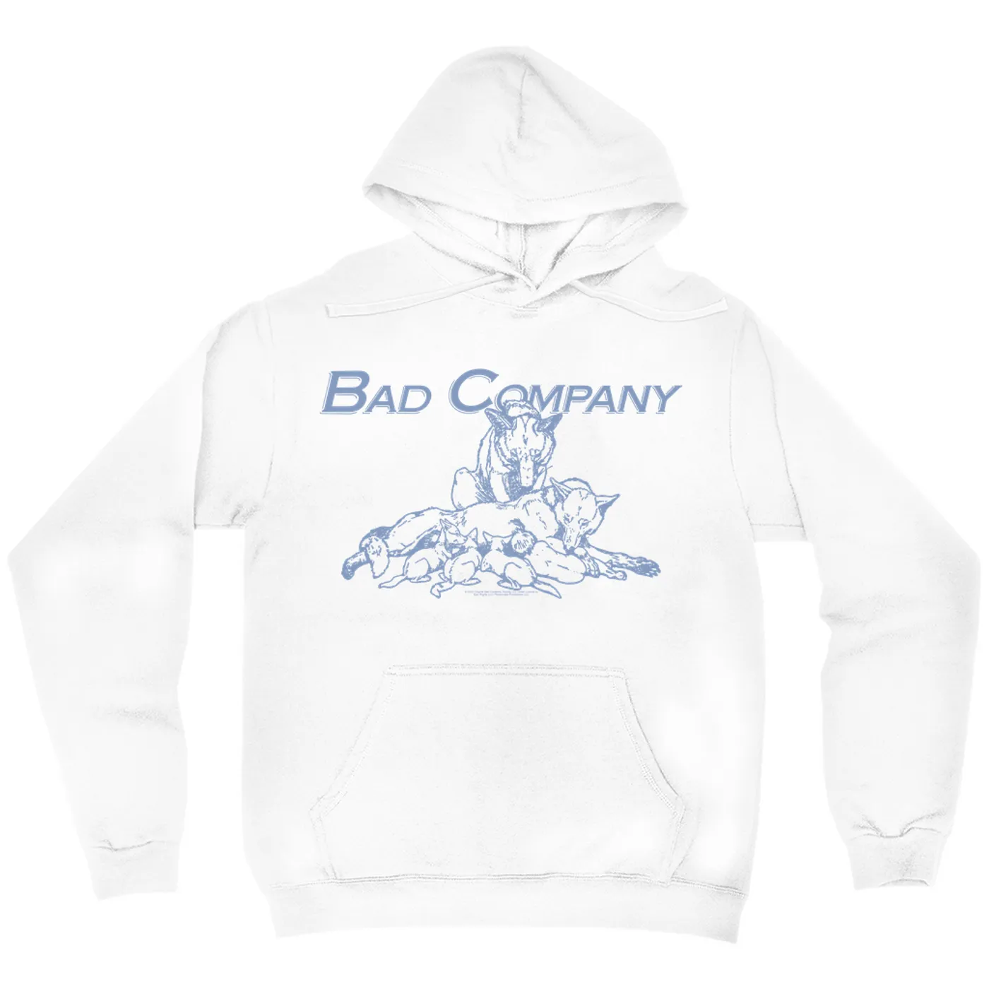 Bad Company Hoodie | Run With The Pack Slate Blue Image (Merchbar Exclusive) Bad Company Hoodie