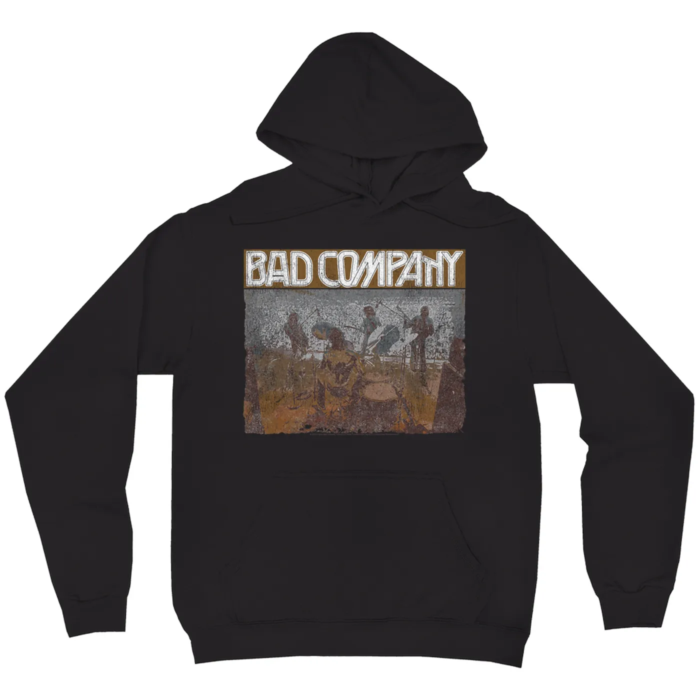 Bad Company Hoodie | Swan Song Tour 2016 Distressed Bad Company Hoodie