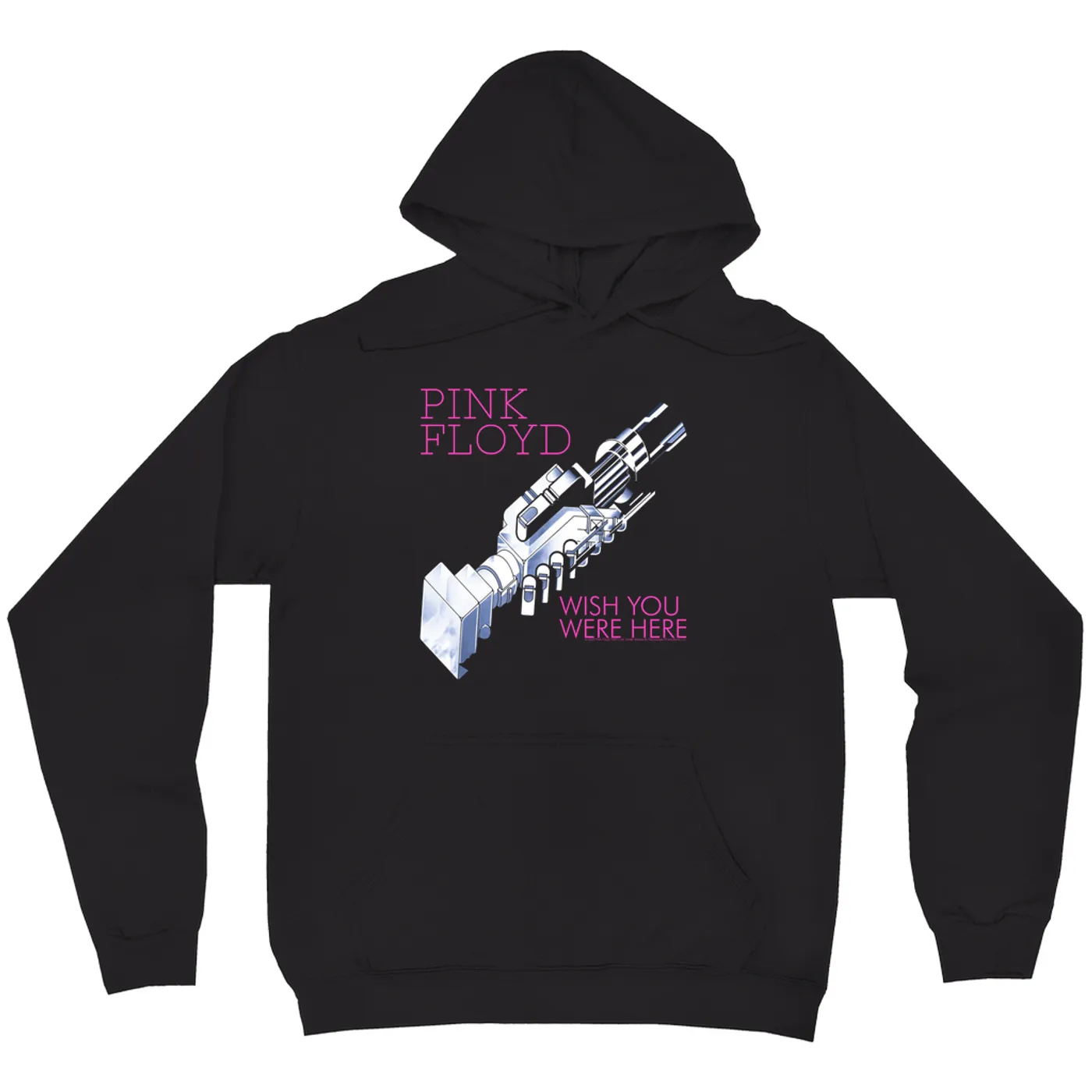 Pink Floyd Hoodie | Neon Pink Wish You Were Here Pink Floyd Hoodie