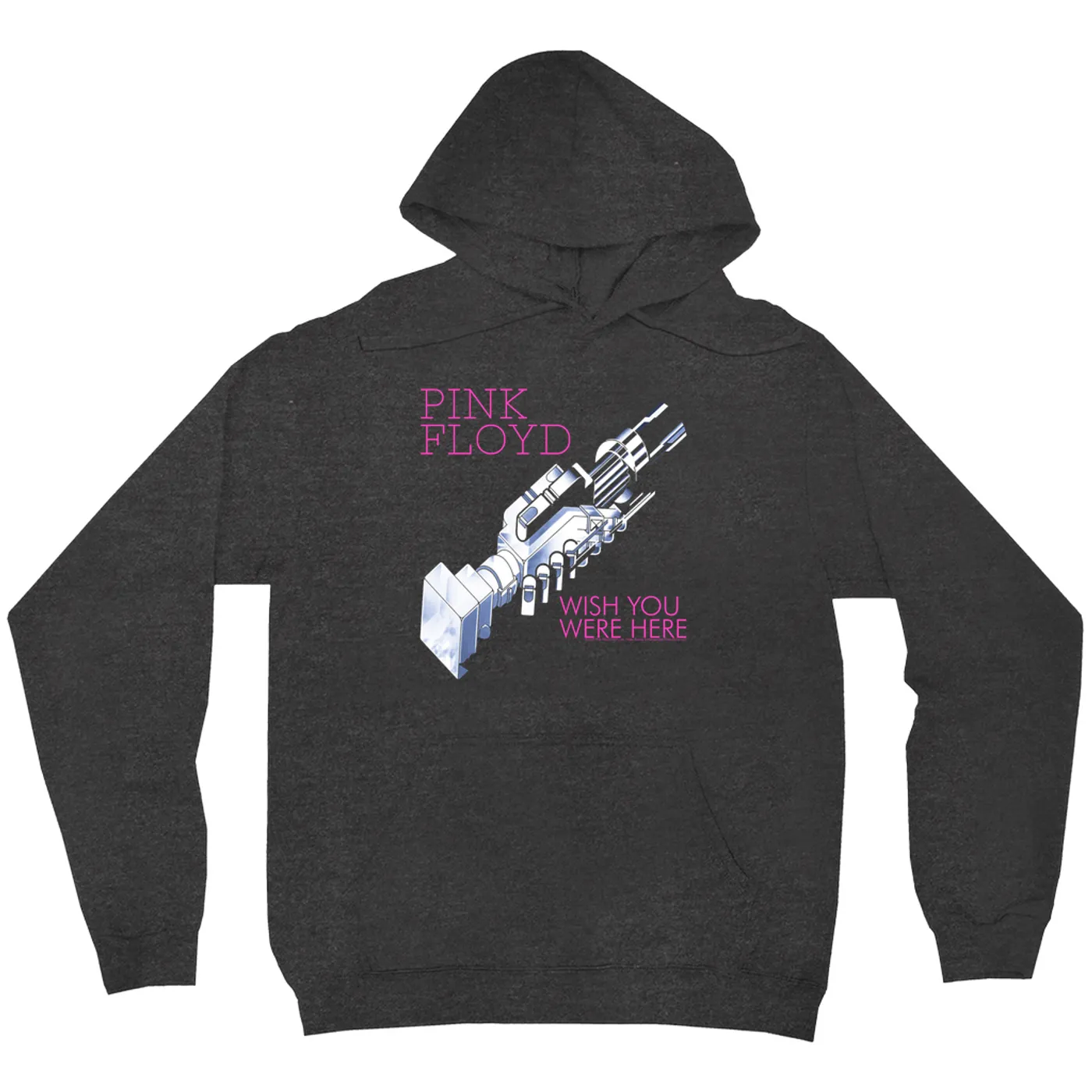 Pink Floyd Hoodie | Neon Pink Wish You Were Here Pink Floyd Hoodie