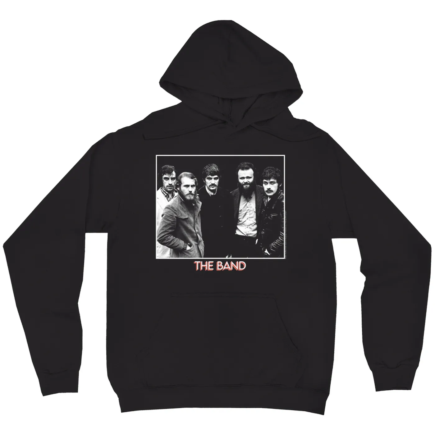 The Band Hoodie | Framed Group Photo And Logo The Band Hoodie