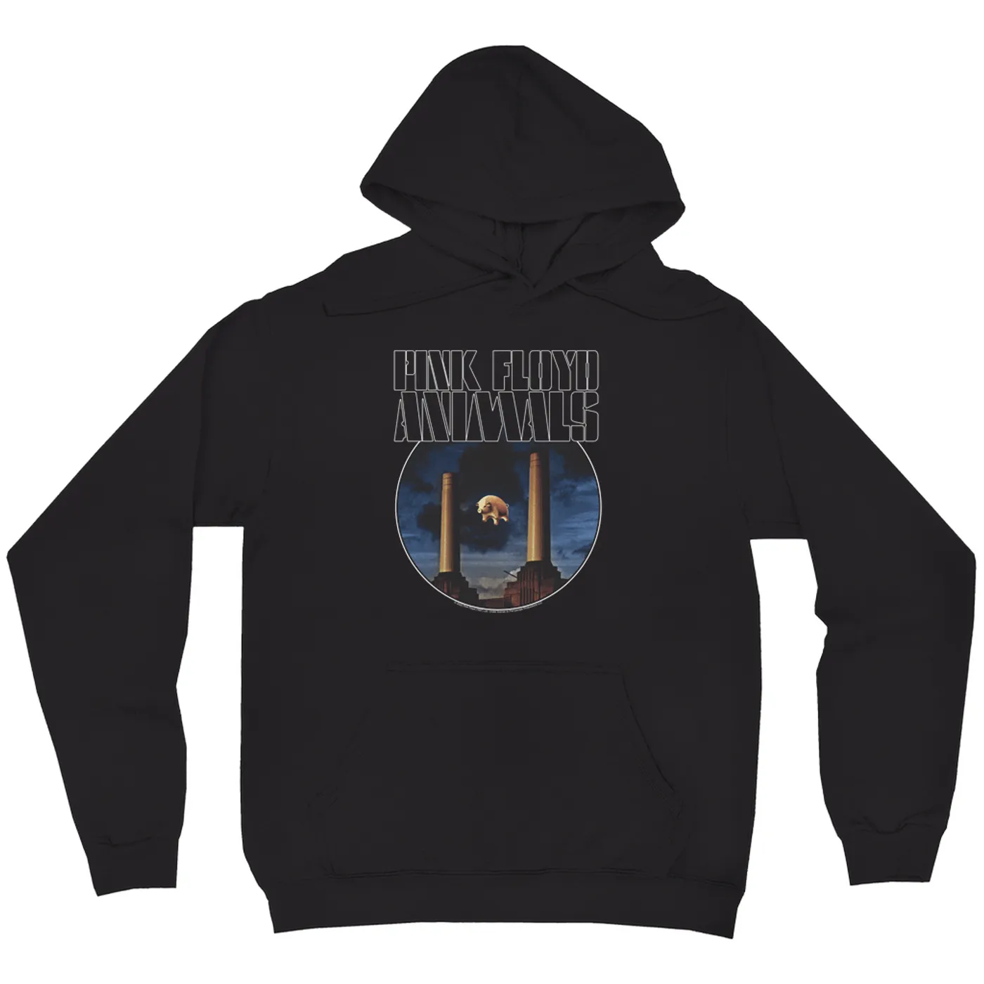 Pink Floyd Hoodie | Animals Album Blue Image Pink Floyd Hoodie