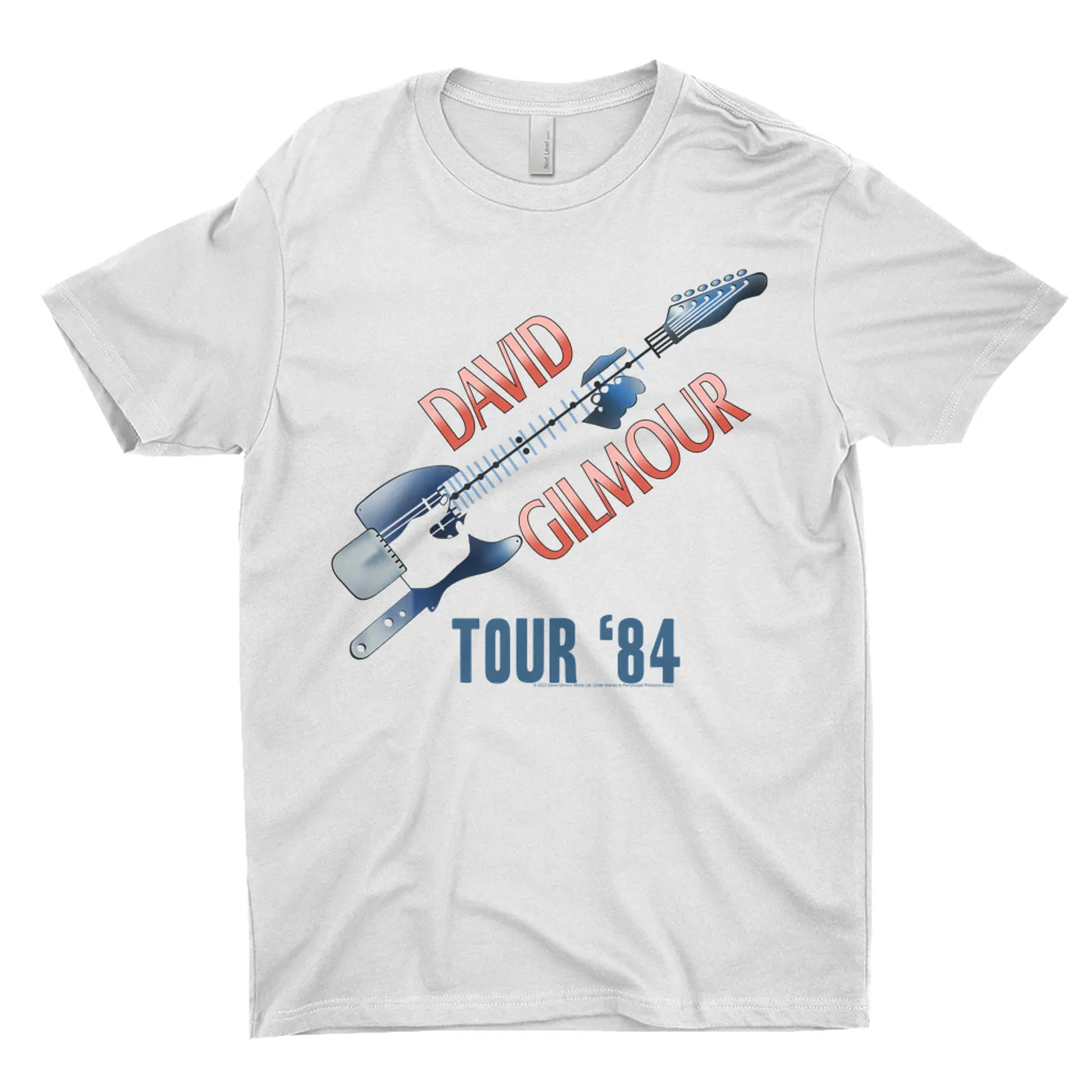 David Gilmour T-Shirt | Red, White, Blue 1984 Tour David Gilmour Shirt