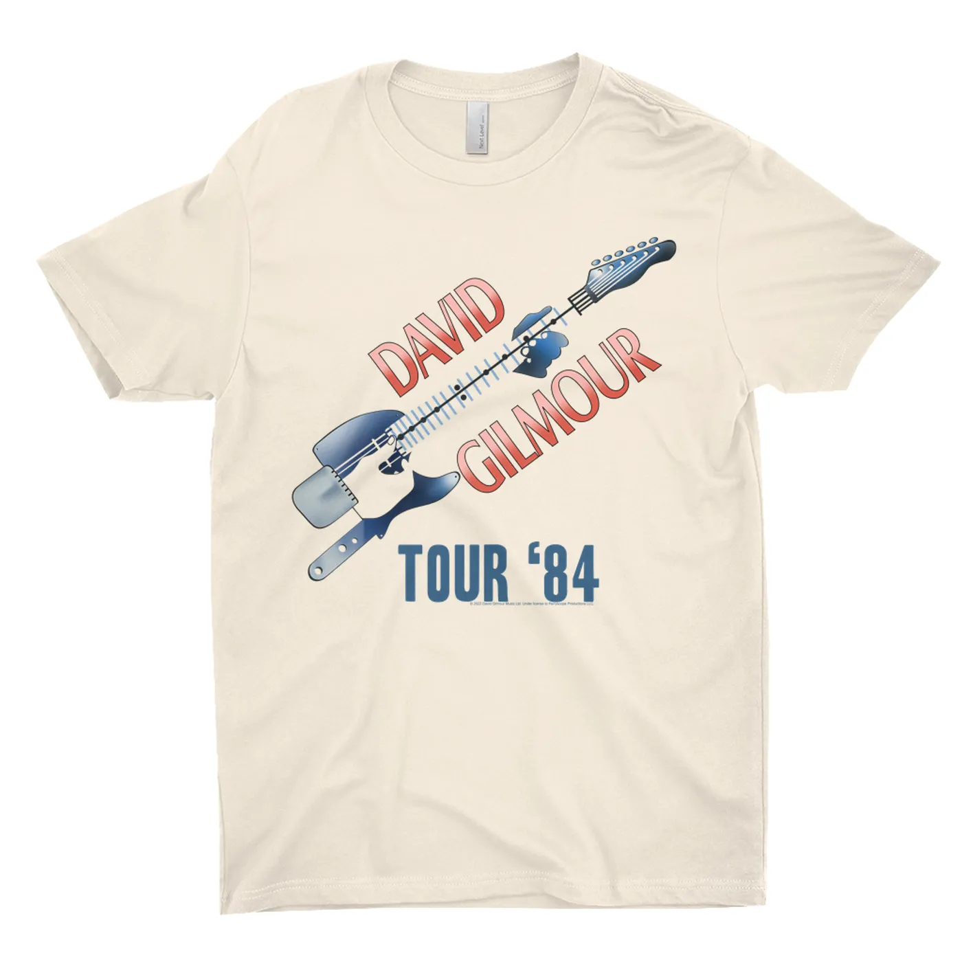 David Gilmour T-Shirt | Red, White, Blue 1984 Tour David Gilmour Shirt