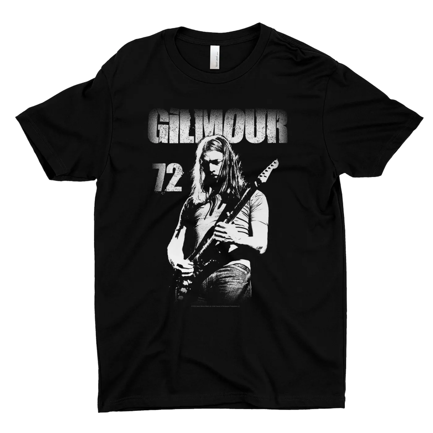 David Gilmour T-Shirt | White Gilmour 72 Distressed David Gilmour Shirt
