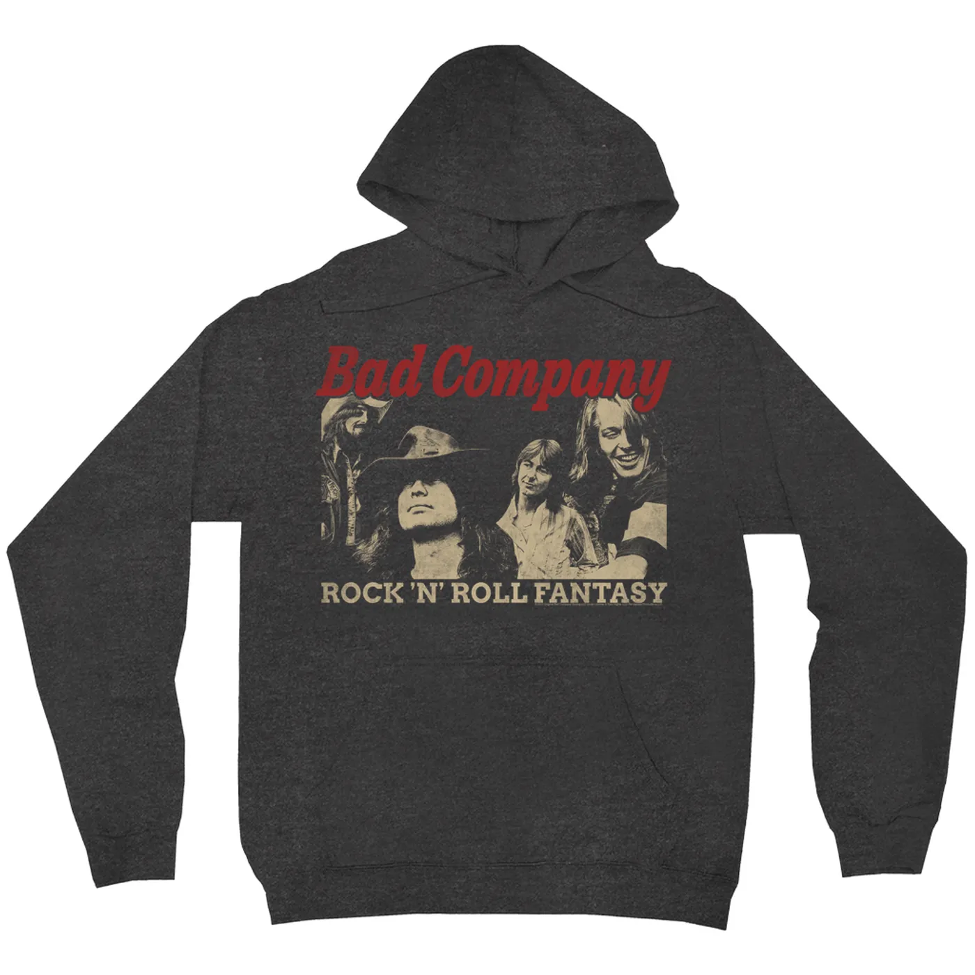 Bad Company Hoodie | Rock n' Roll Fantasy Album Design Distressed Bad Company Hoodie