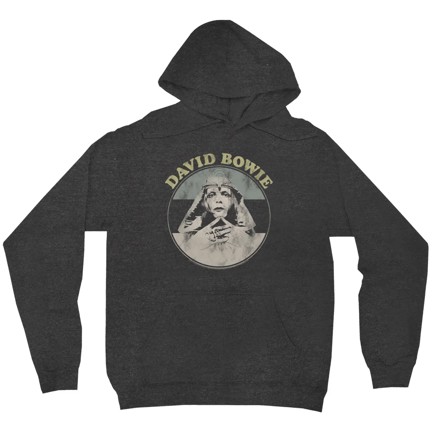 David Bowie Hoodie | Pastel Bowie Sphinx Image Distressed David Bowie Hoodie