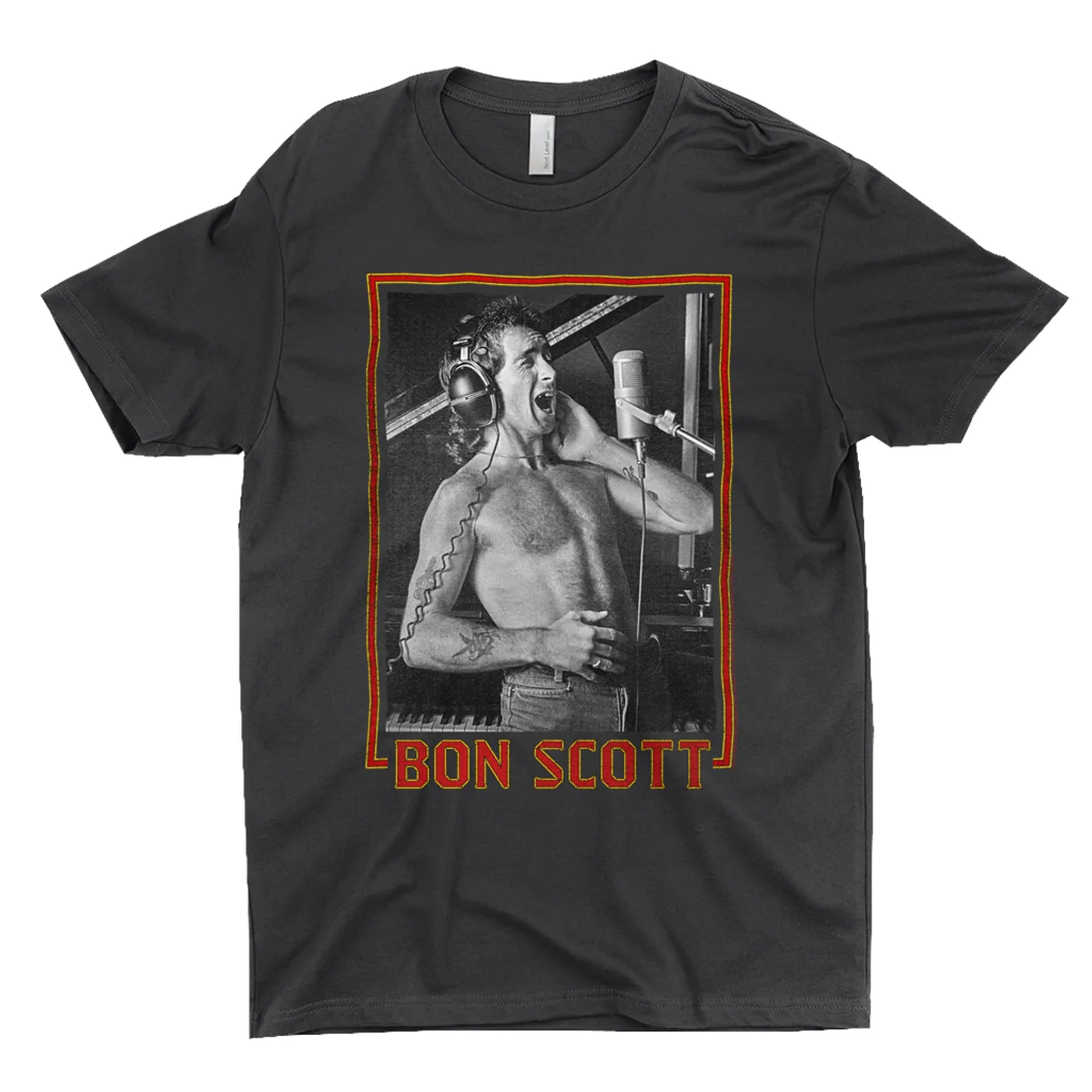 Bon Scott T-Shirt | Singing Photo Design Bon Scott Shirt