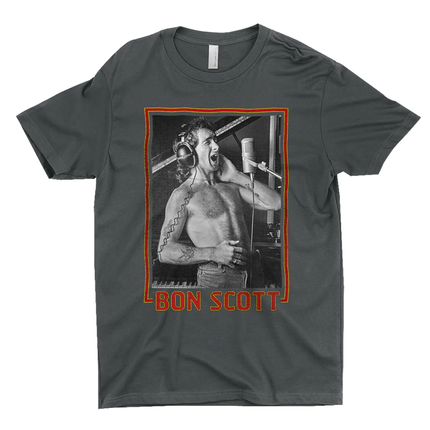 Bon Scott T-Shirt | Singing Photo Design Bon Scott Shirt