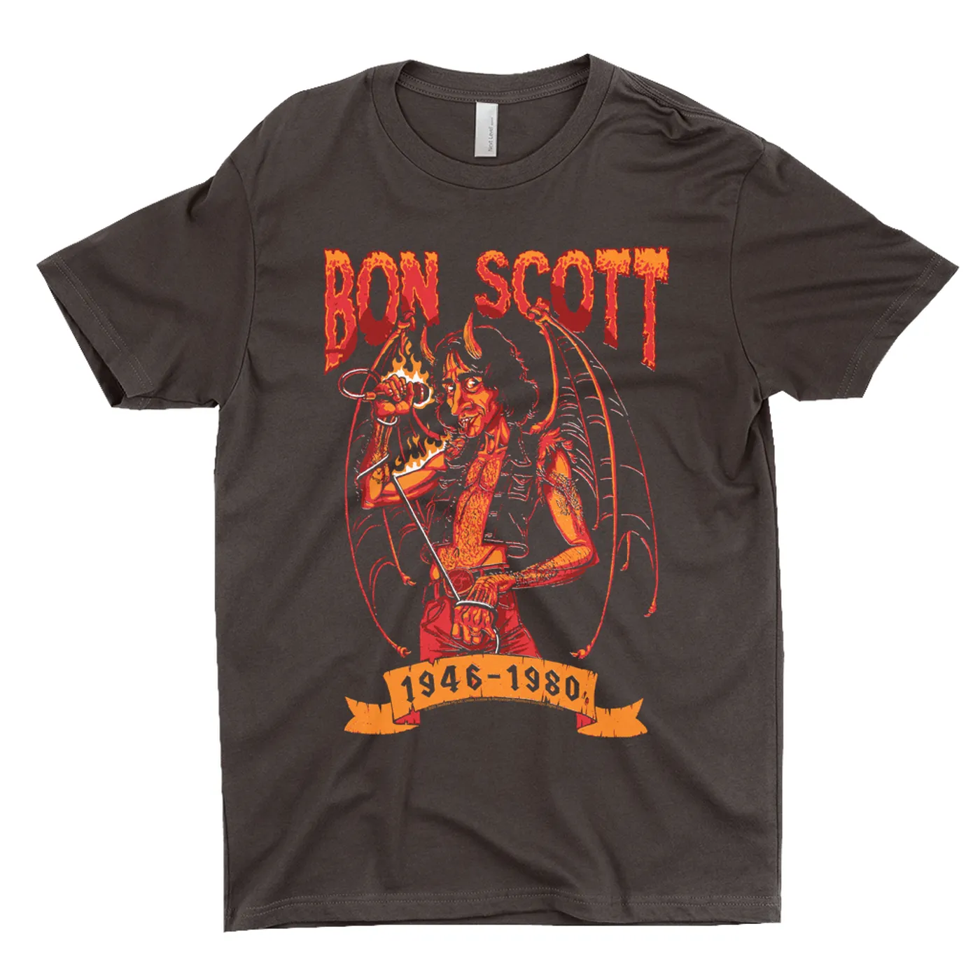 Bon Scott T-Shirt | Devilish Rocker 1946-1980 Bon Scott Shirt