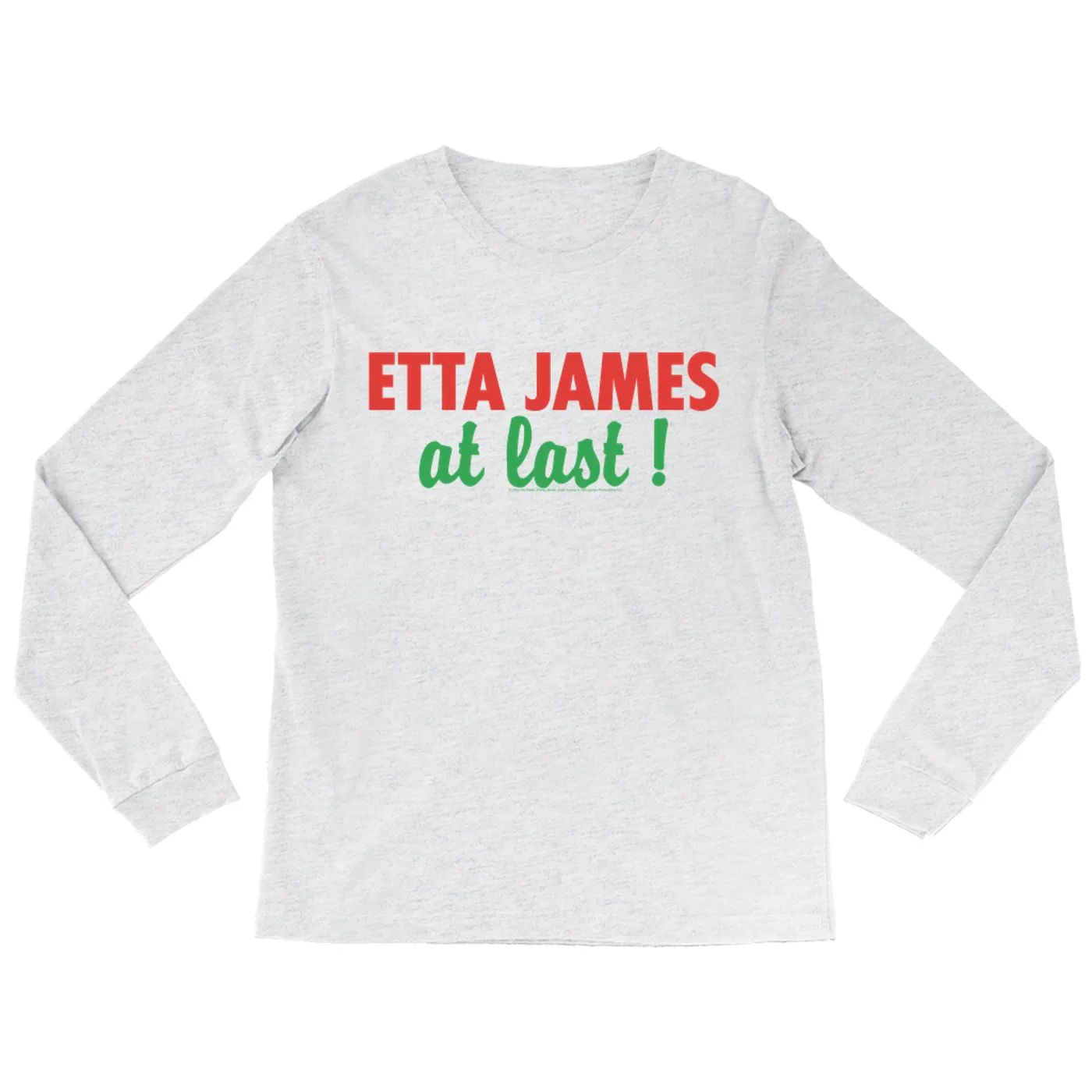 Etta James Long Sleeve Shirt | At Last Album Logo Etta James Shirt
