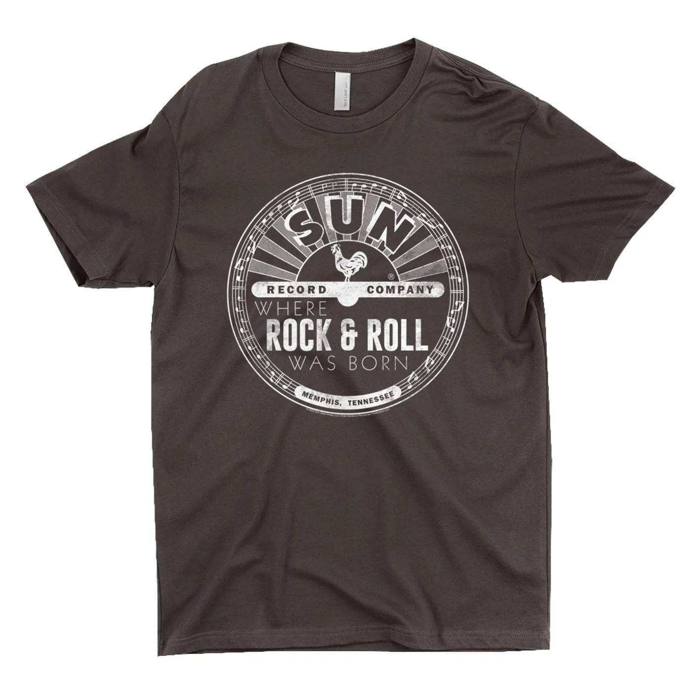 Sun Records T-Shirt | White Where Rock N' Roll Was Born Logo Sun Records Shirt
