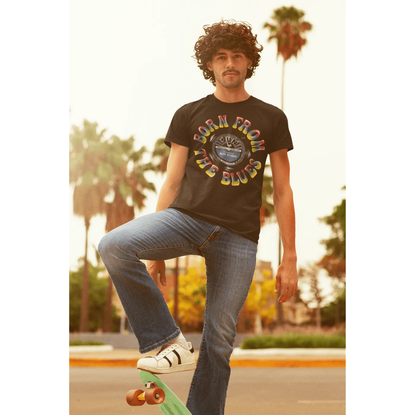 Sun Records T-Shirt | Retro Record Where Blues Was Born Sun Records Shirt