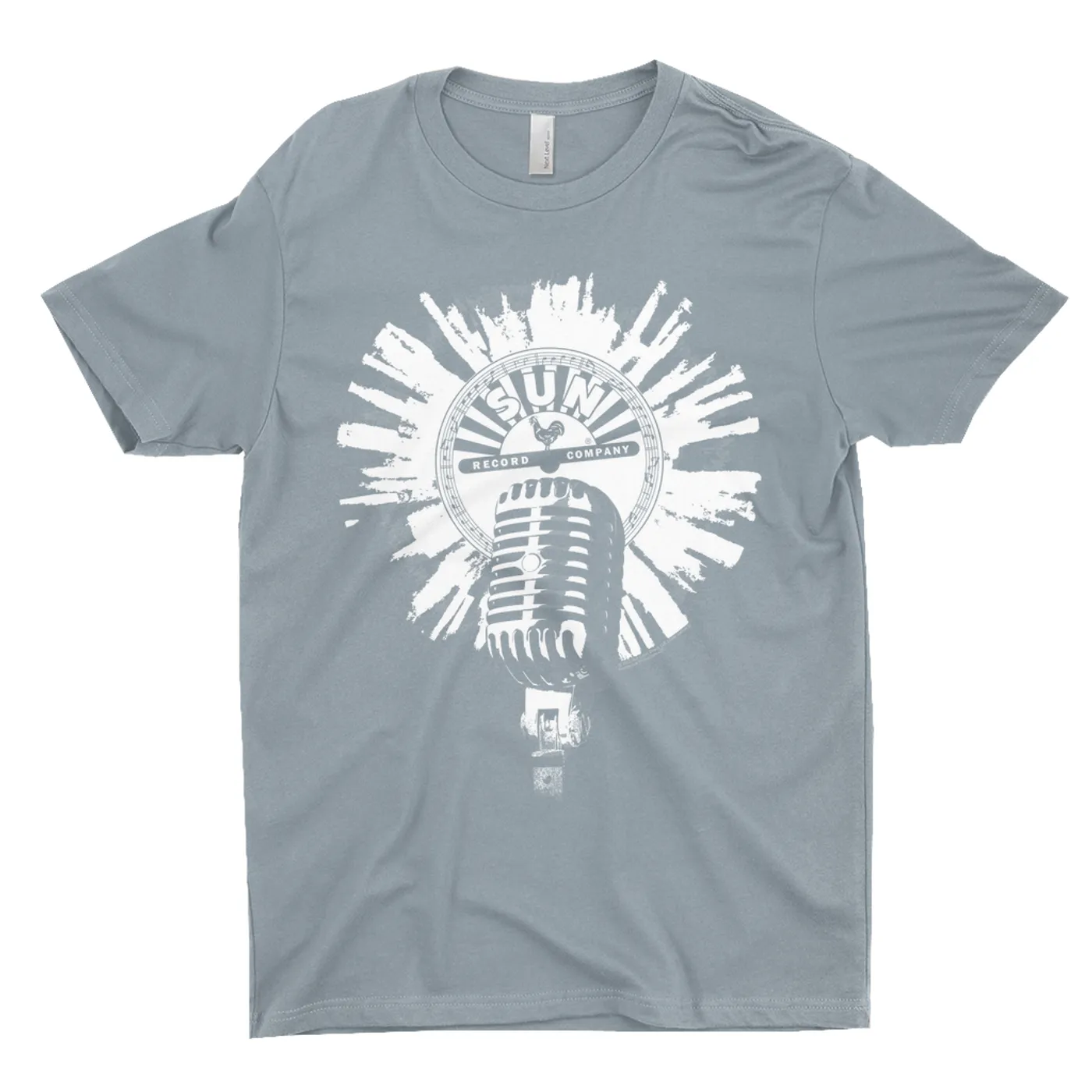 Sun Records T-Shirt | Logo And Mic White Burst Sun Records Shirt