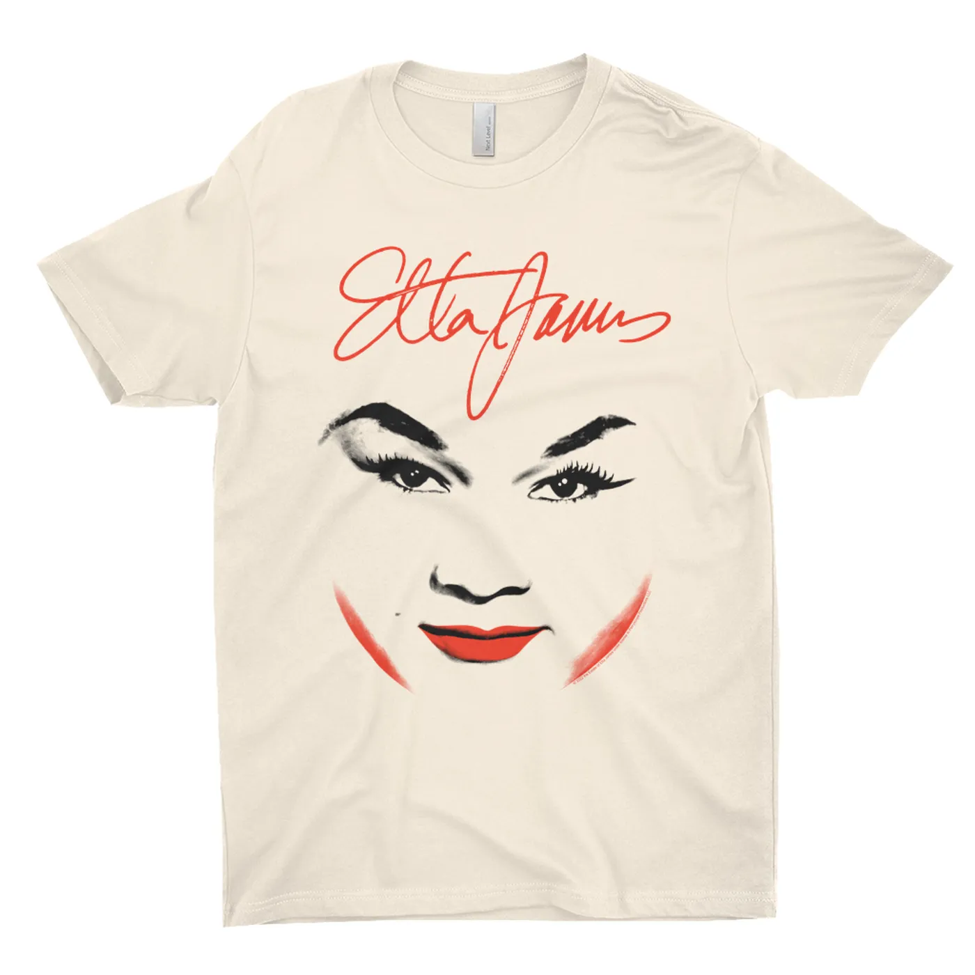 Etta James T-Shirt | Serving Face With Logo Etta James Shirt