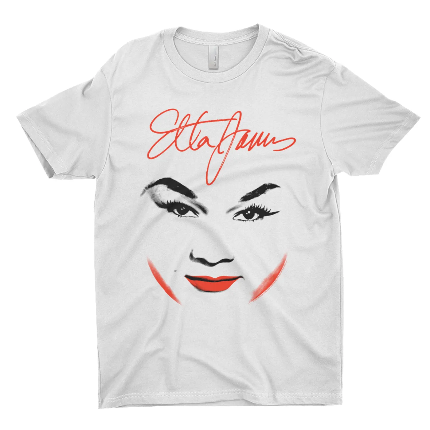 Etta James T-Shirt | Serving Face With Logo Etta James Shirt