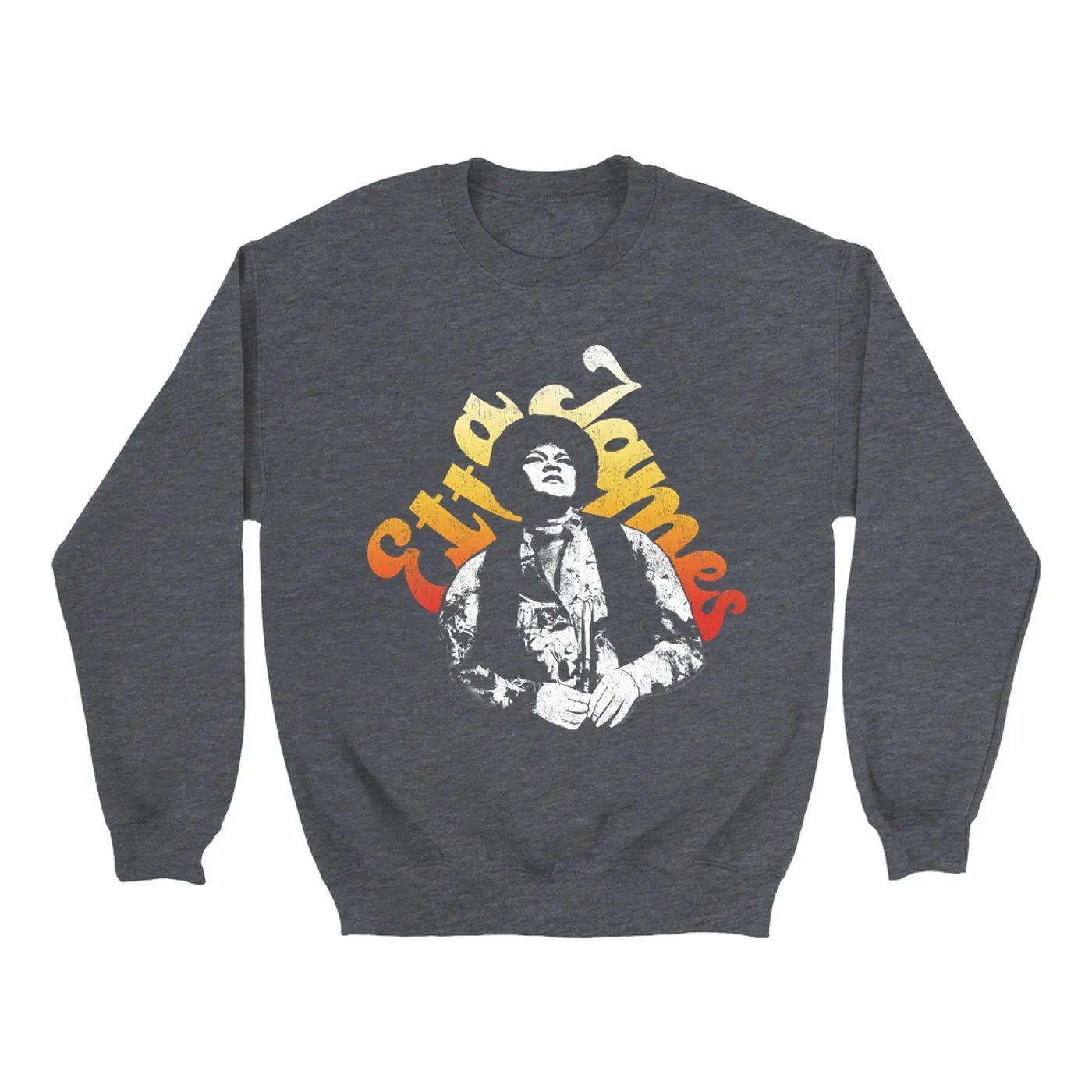 Etta James Sweatshirt | Ombre '80s Performing Etta James Sweatshirt