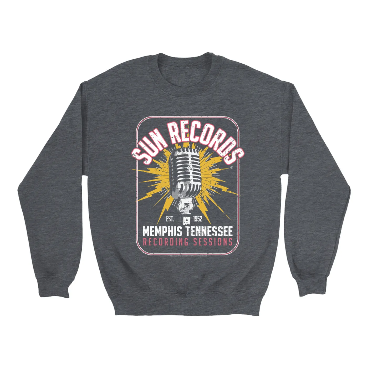 Sun Records Sweatshirt | Memphis Tennessee Recording Sessions Sun Records Sweatshirt
