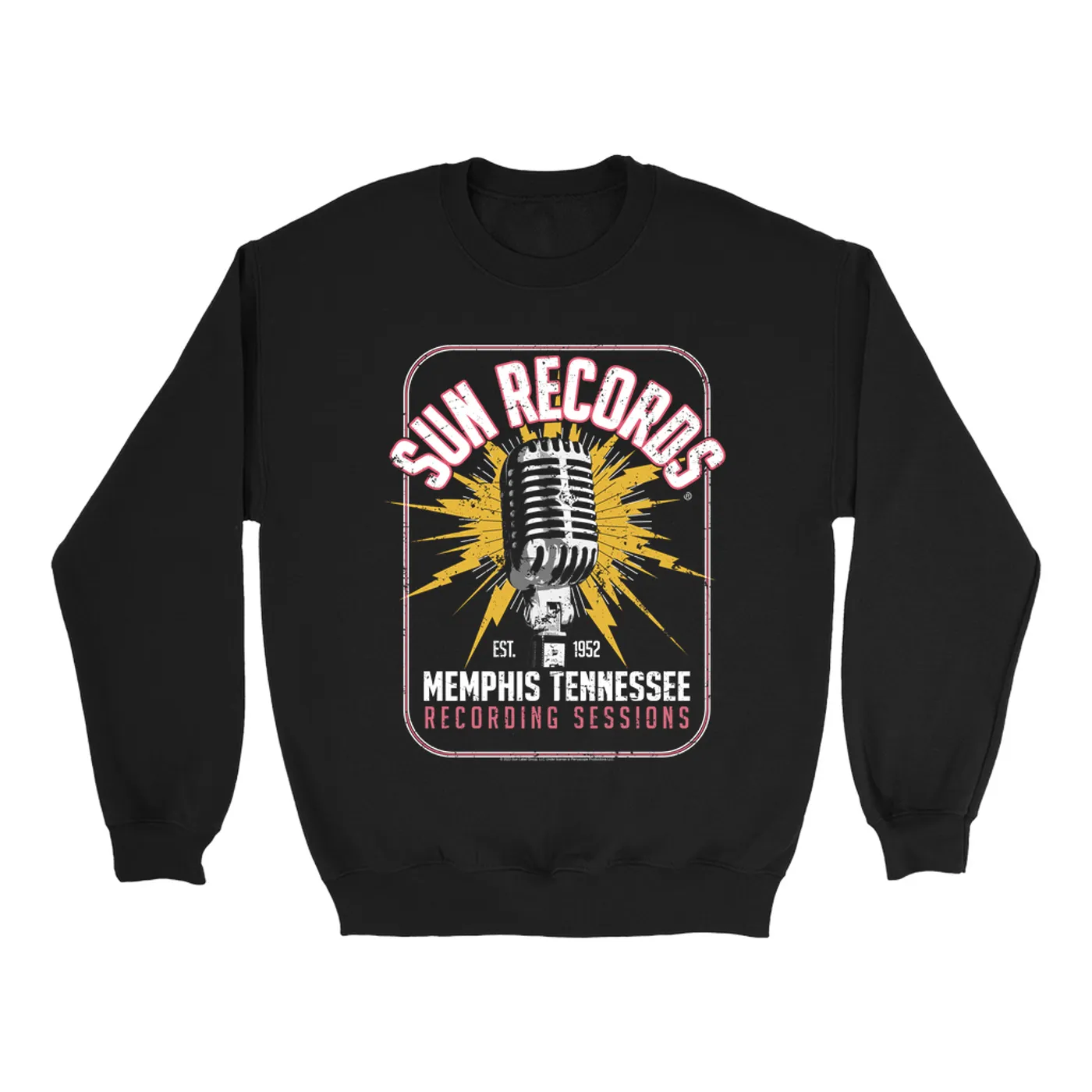Sun Records Sweatshirt | Memphis Tennessee Recording Sessions Sun Records Sweatshirt