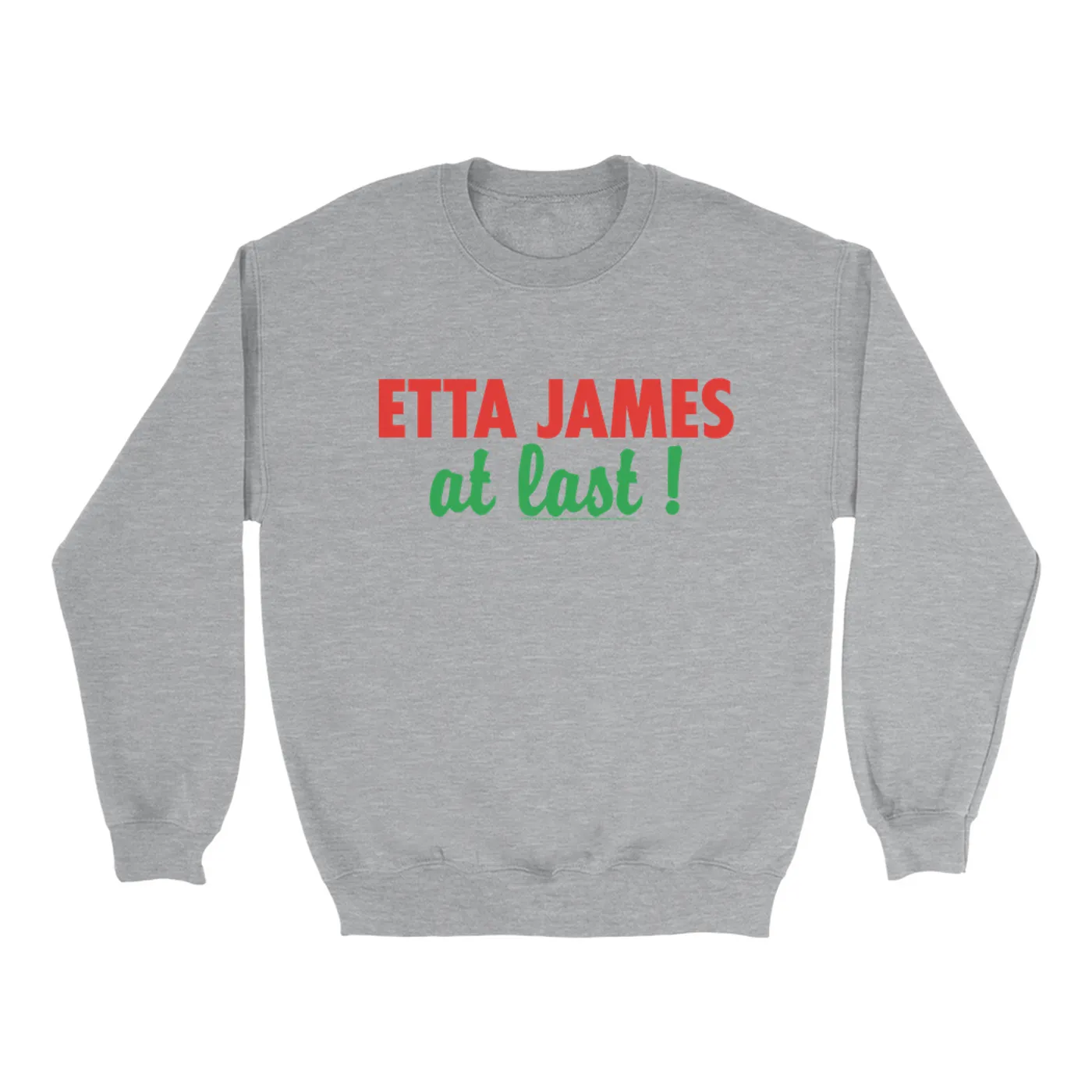 Etta James Sweatshirt | At Last Album Logo Etta James Sweatshirt